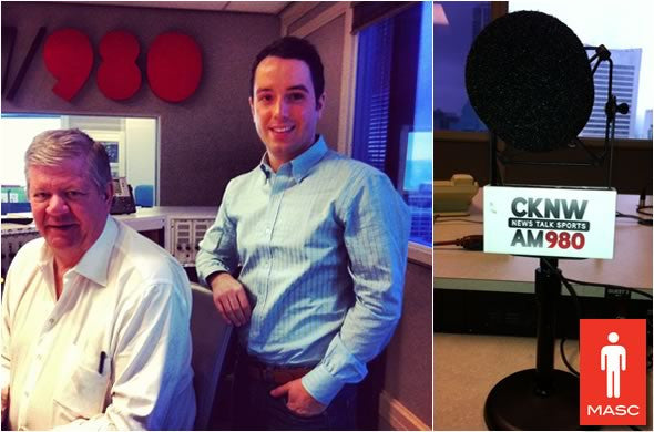 MASC On The Bill Good Show on CKNW AM 980!