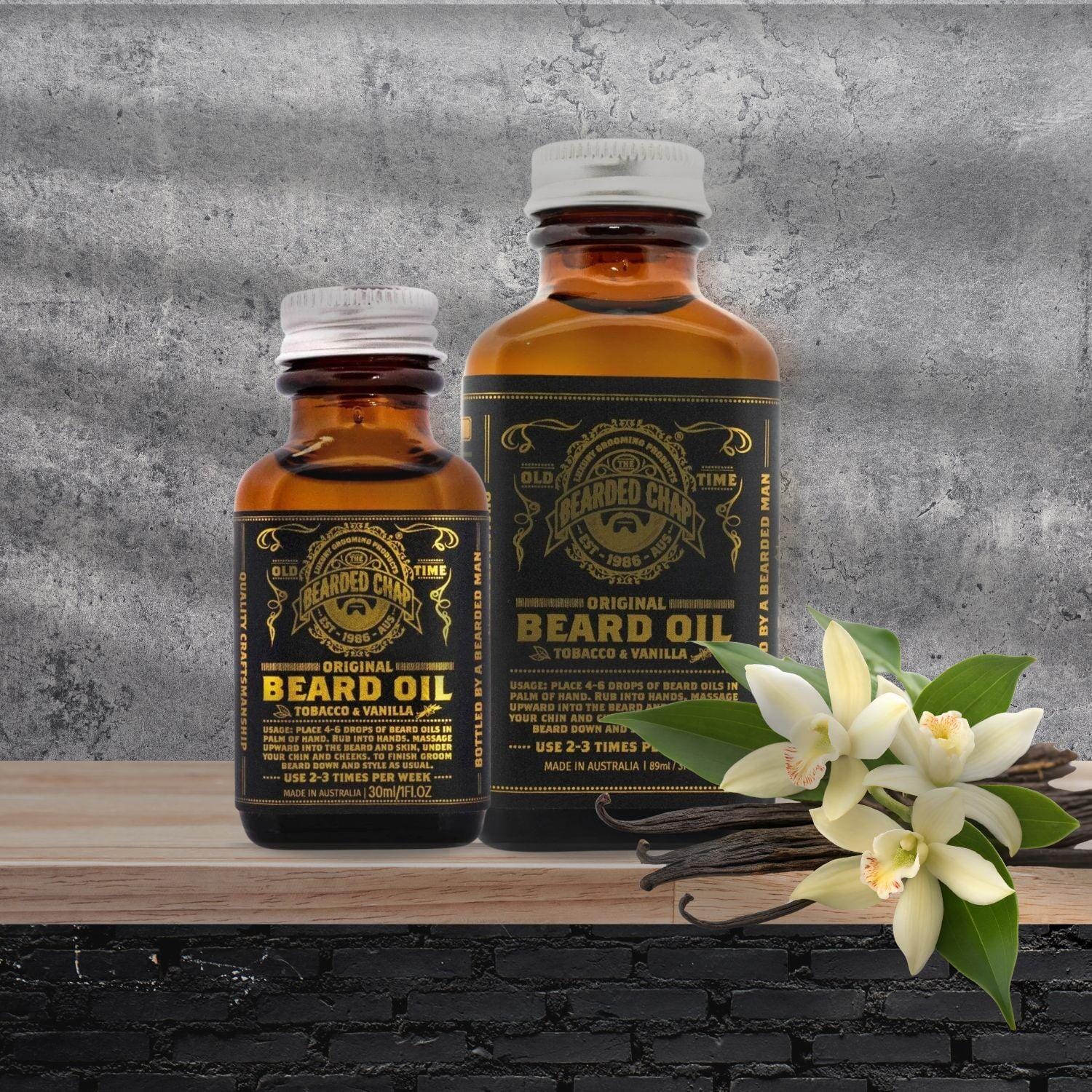 The Bearded Chap Tobacco & Vanilla Beard Oil (30ml) Beard OIls The Bearded Chap