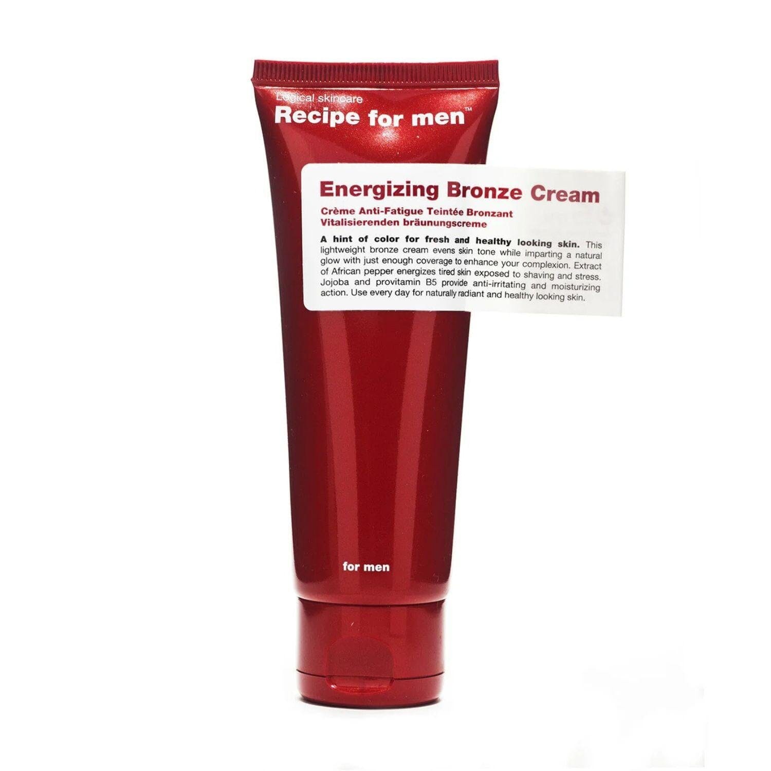 Recipe For Men Energizing Bronze Cream (75ml) Concealers Recipe For Men