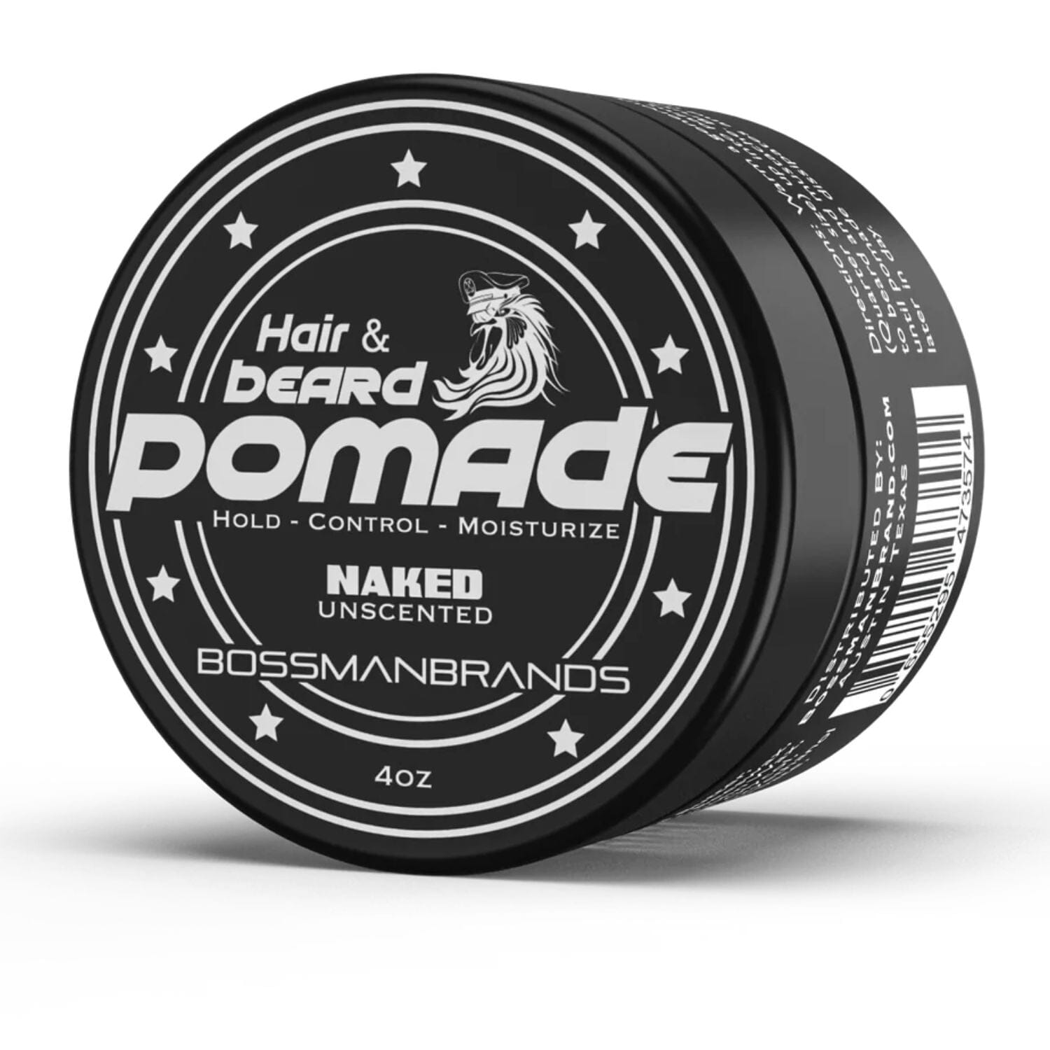 Bossman Hair & Beard Pomade (4oz) - Scent Options Beard Balms Bossman Naked