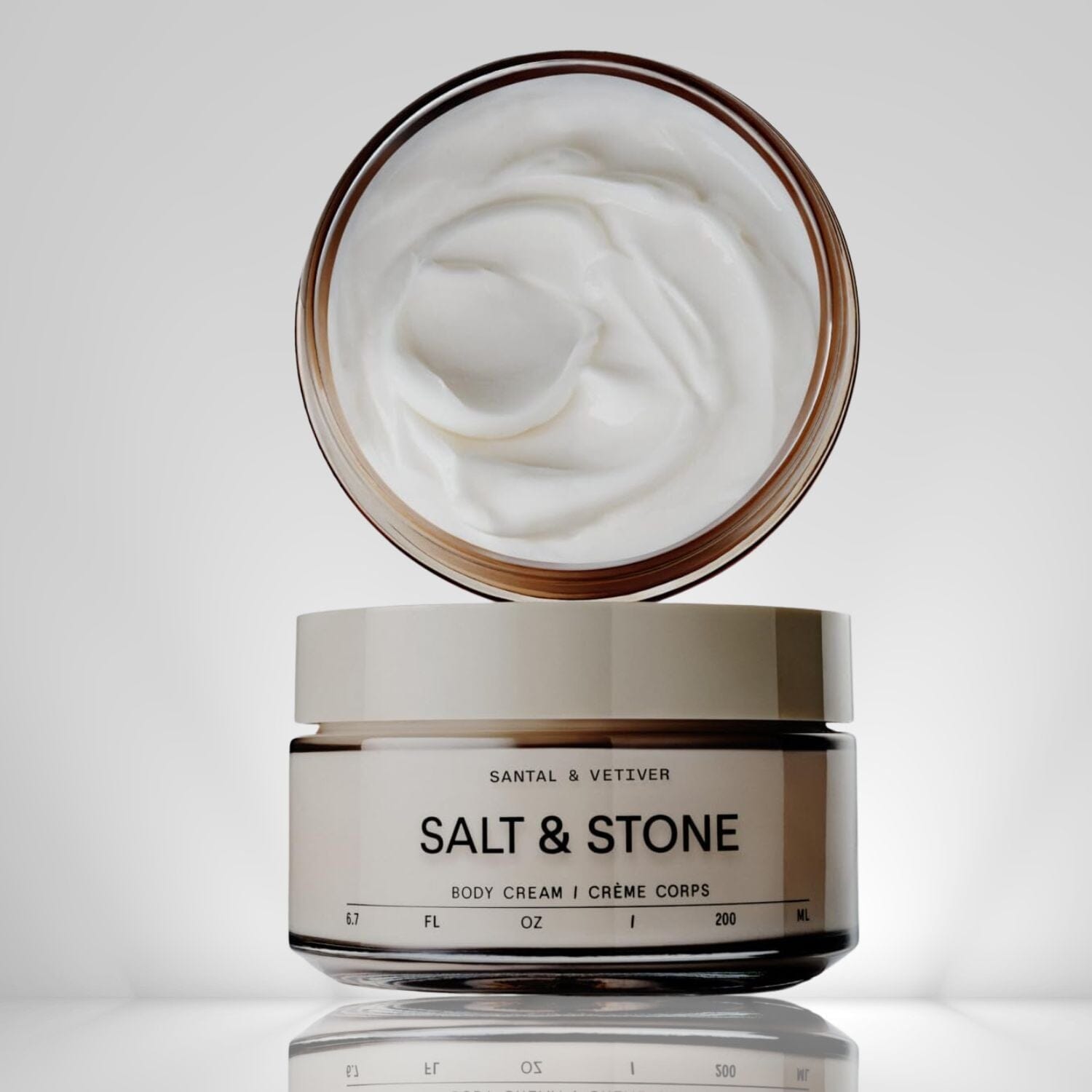 Salt & Stone Body Cream - Santal & Vetiver (200ml) Body Moisturizers Salt & Stone