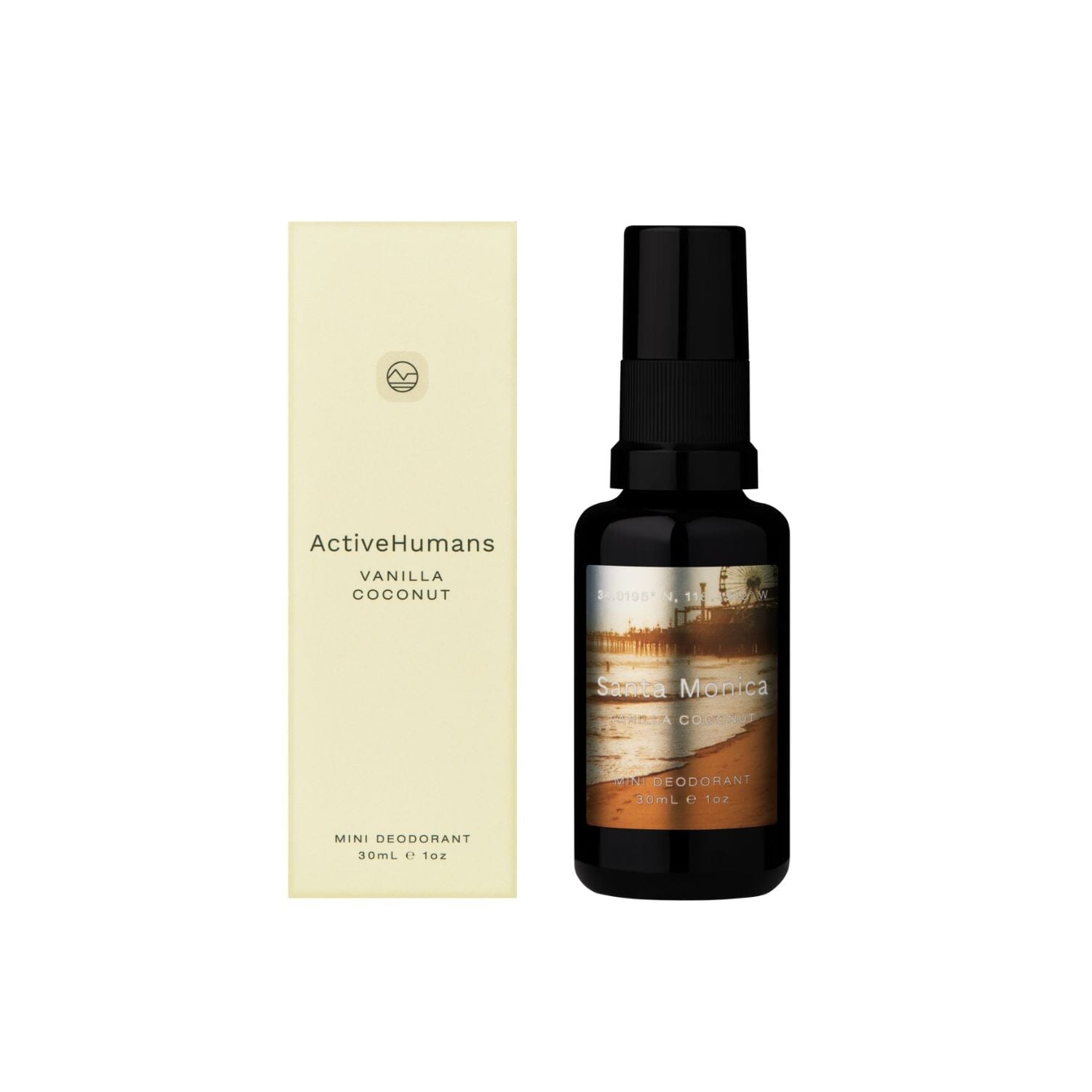 Active Humans Spray Deodorant - Vanilla Coconut (30ml) Deodorants & Antiperspirants Active Humans