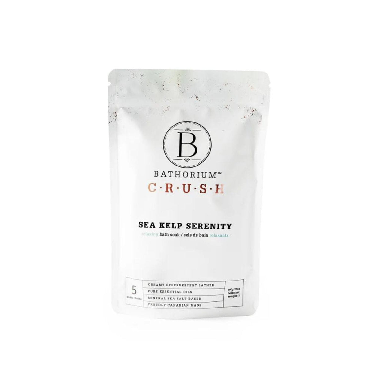 Bathorium Crush Relaxing Bath Soak - Sea Kelp Serenity (Size Options) Bath Salt / Soaks Bathorium 600g (5 bath)