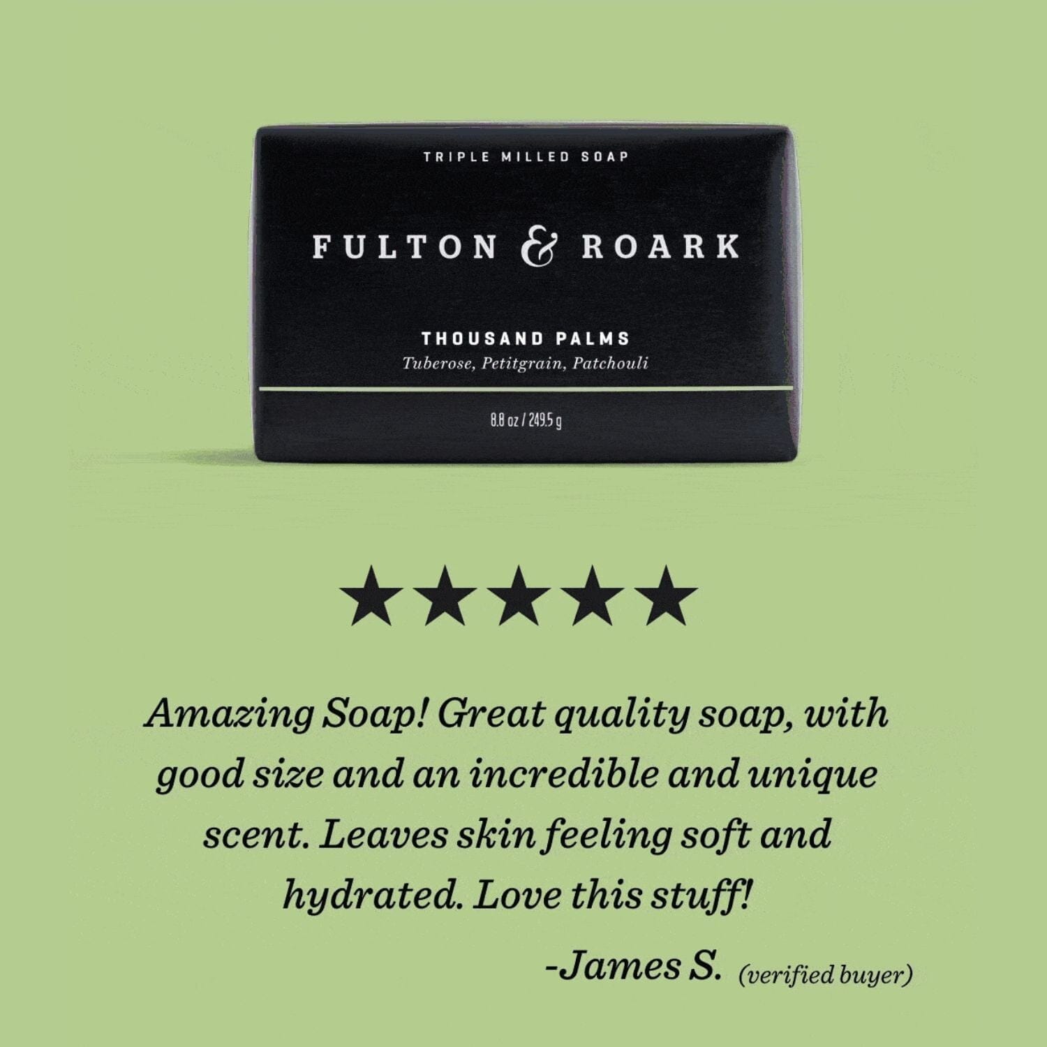 Fulton & Roark Thousand Palms Bar Soap (249.5g) Bar Soaps Fulton & Roark