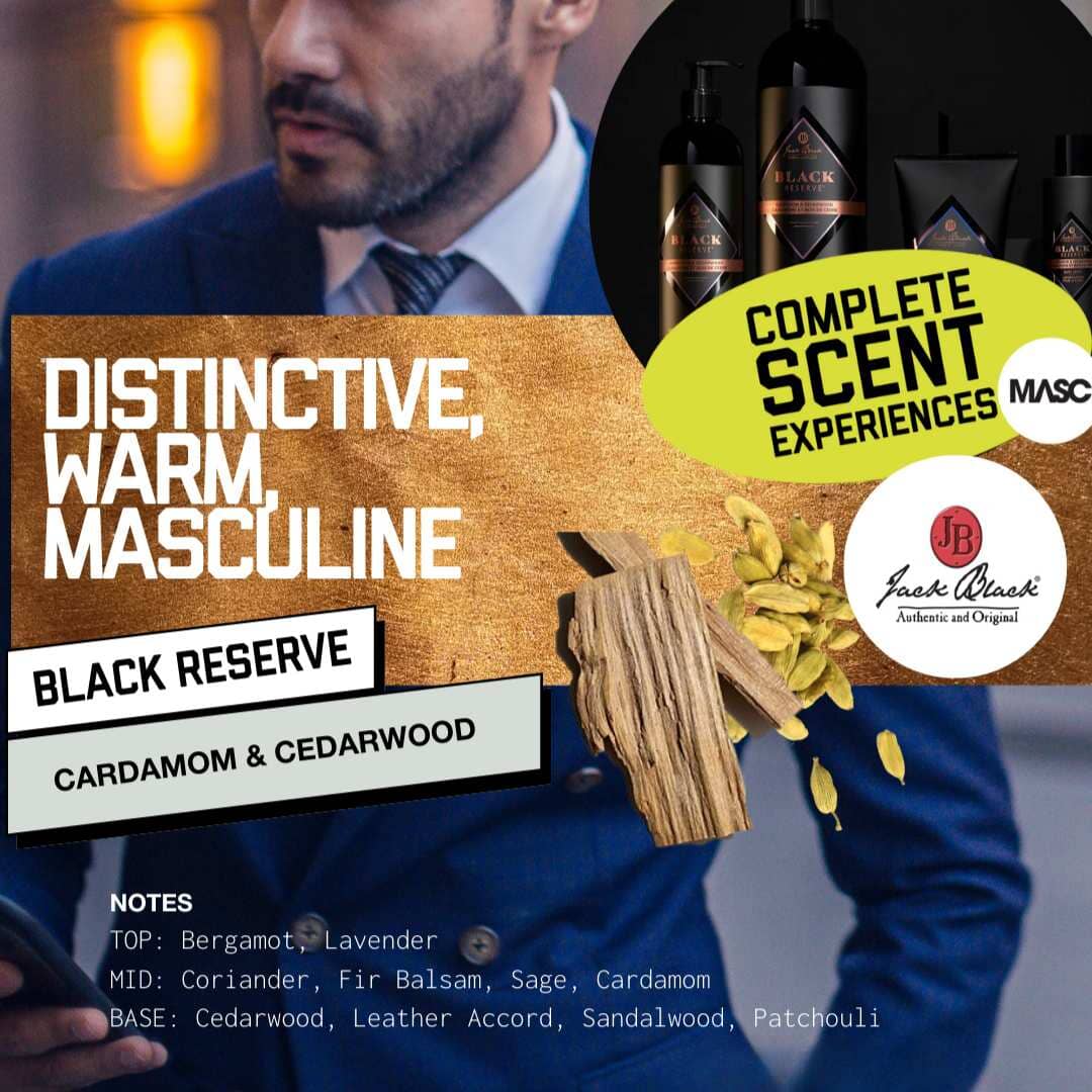 Jack Black Black Reserve Body & Hair Cleanser (Size Options) Shower Gels & Washes Jack Black