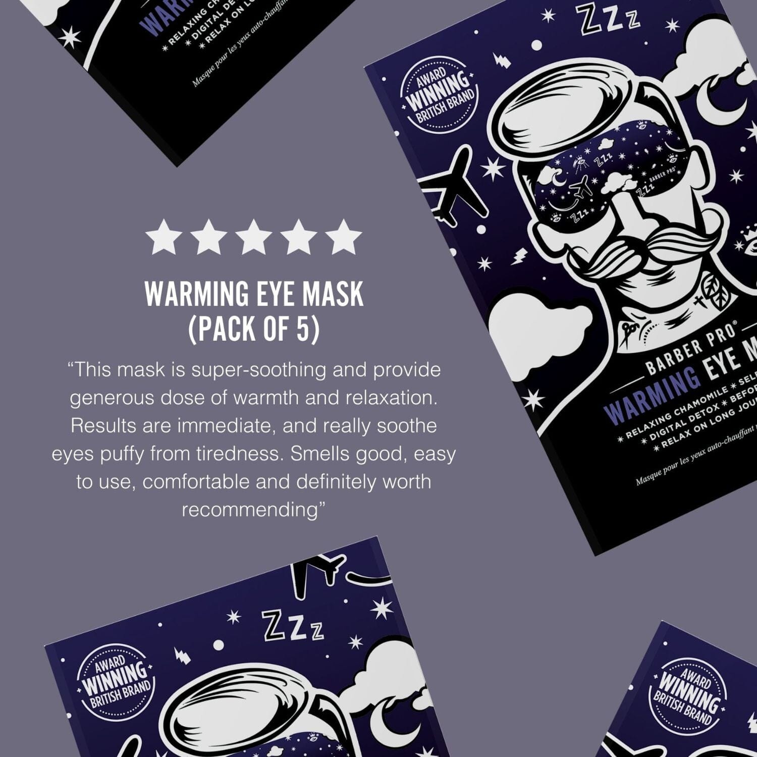Barber Pro Warming Eye Mask (5 masks) Masks Barber Pro