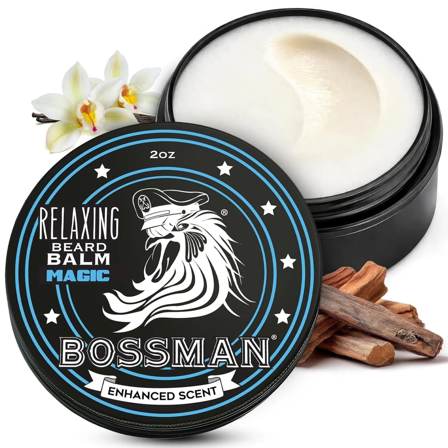 Bossman Relaxing Beard Balm - Magic (2oz) Beard Balms Bossman