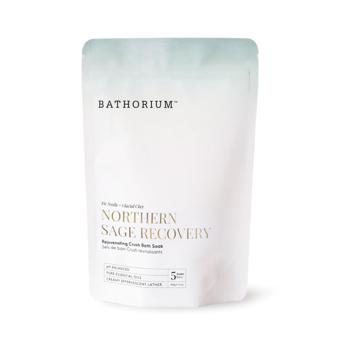 Bathorium Crush Relaxing Bath Soak - Northern Sage Recovery (Size Options) Bath Salt / Soaks Bathorium 600g (5 bath)
