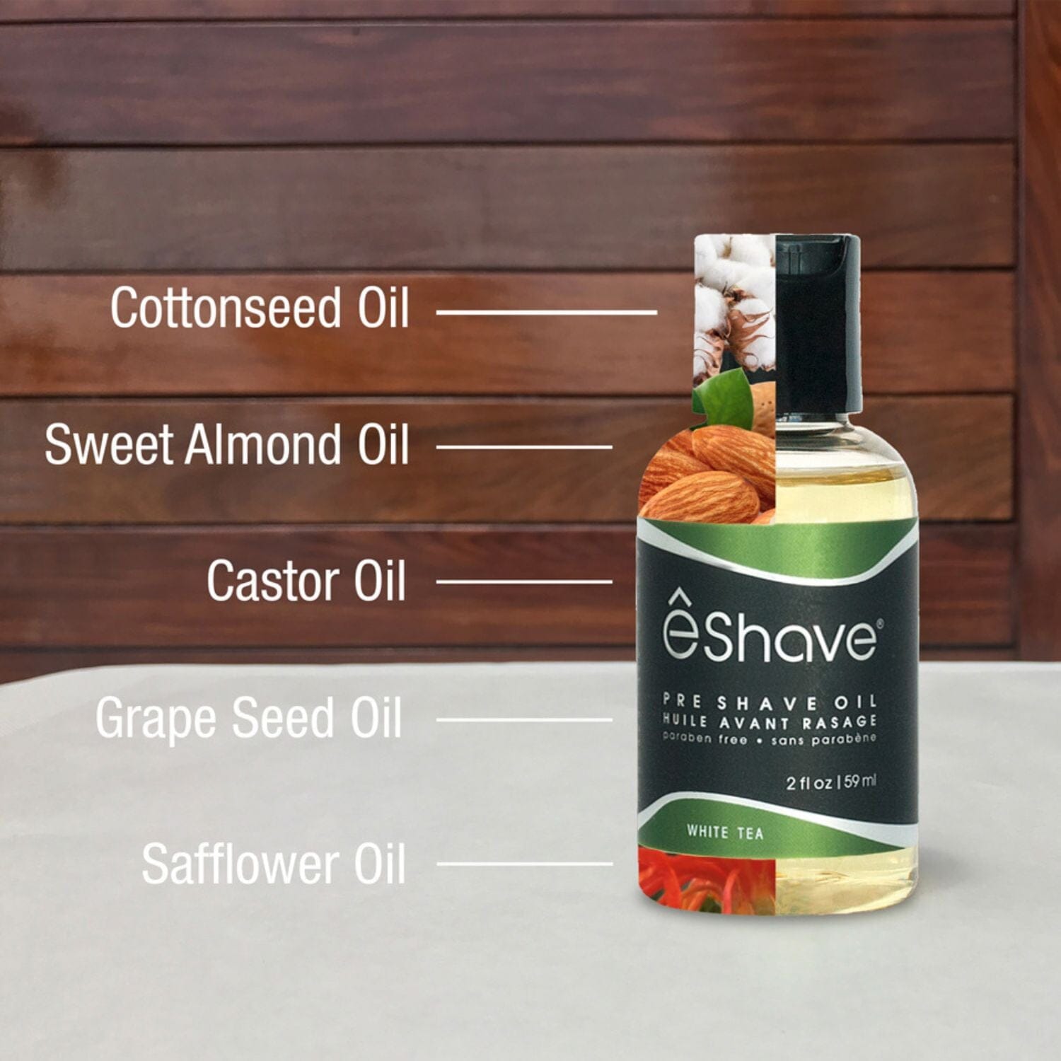 eShave Pre Shave Oil - White Tea (59ml) Pre-Shave eShave