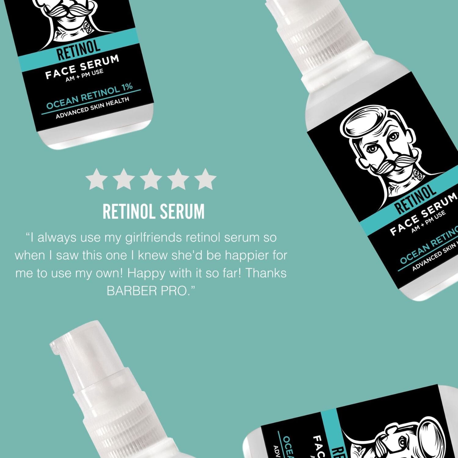 Barber Pro Retinol Face Serum (30ml) Serums Barber Pro