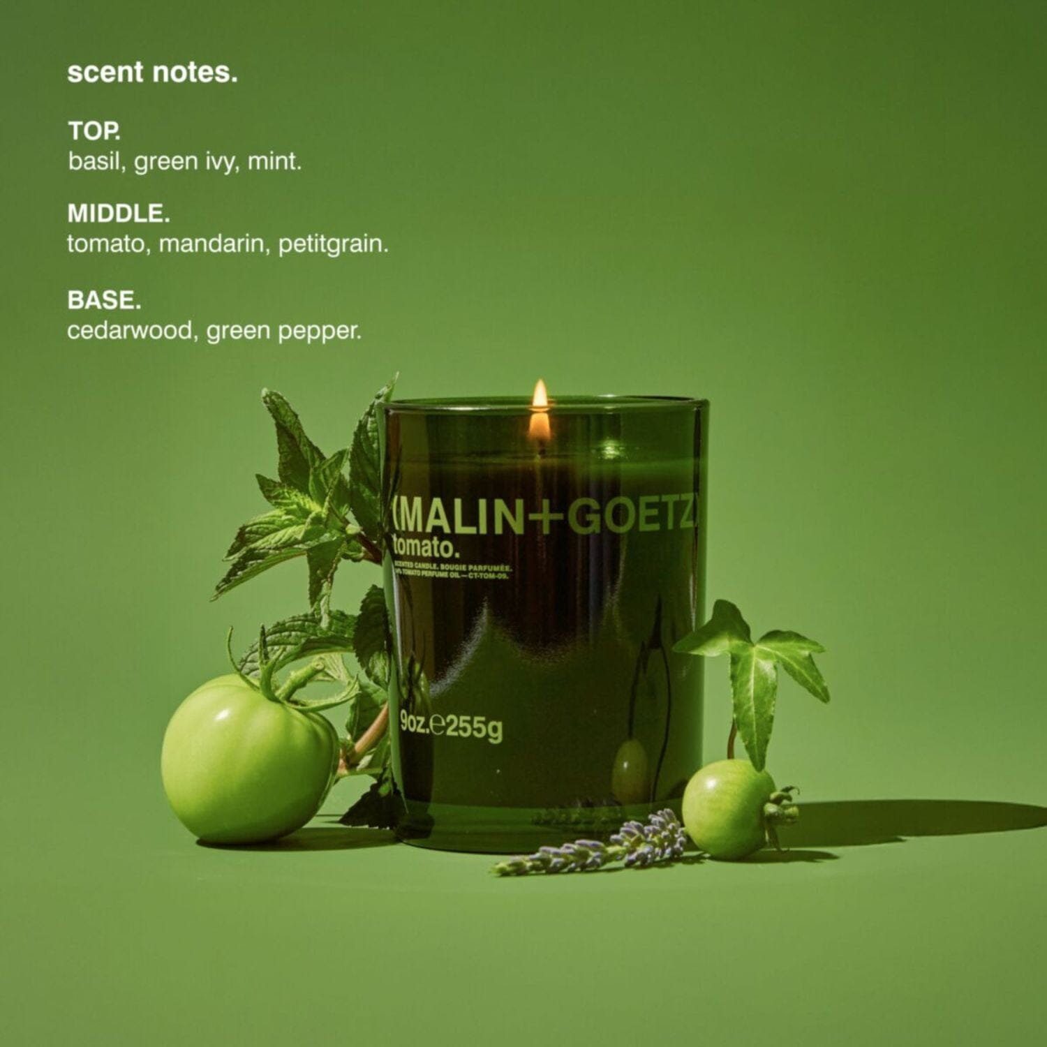 (MALIN+GOETZ) Limited Edition Tomato Candle (260g) Candles (Malin+Goetz)