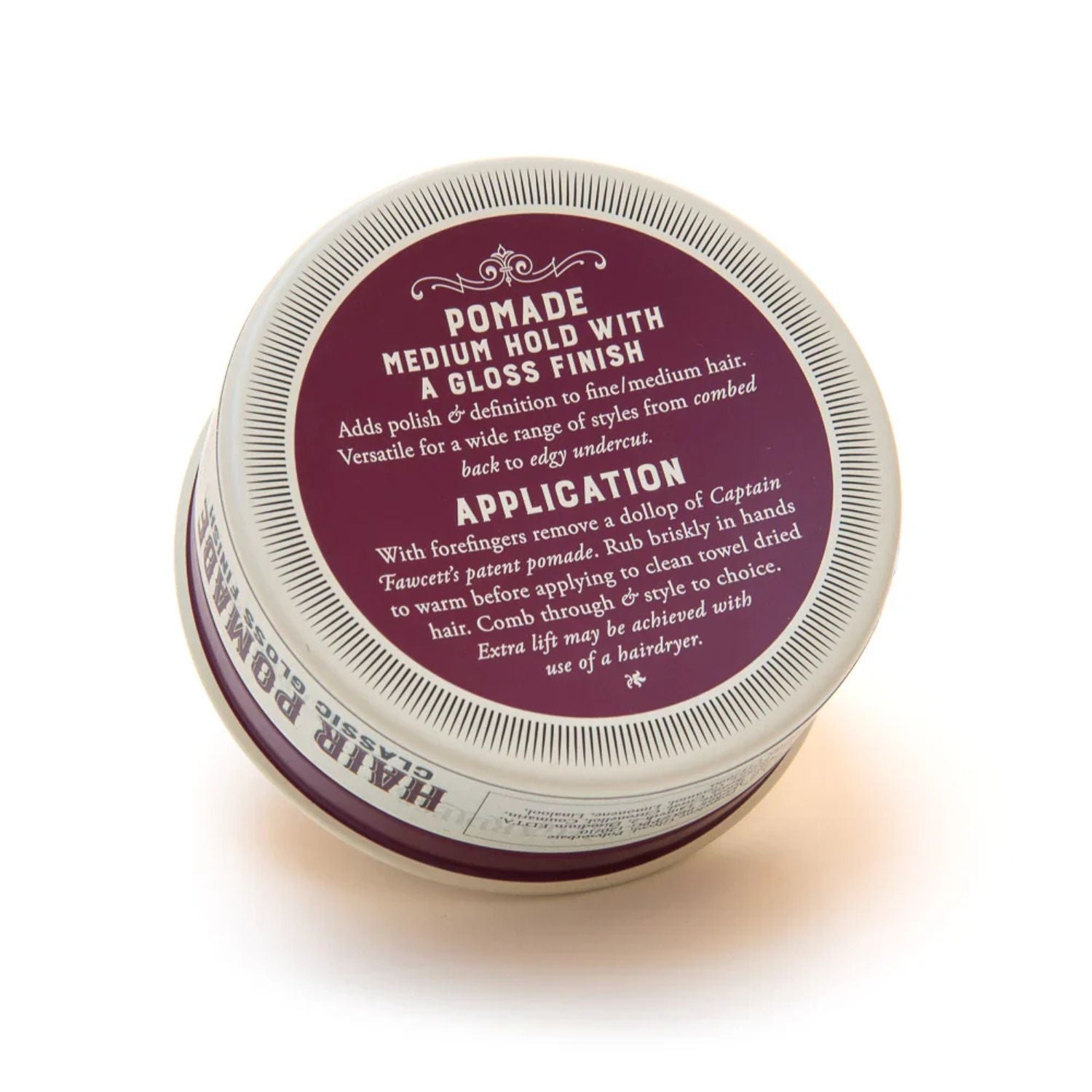 Captain Fawcett Classic Pomade - Burgundy (100g)