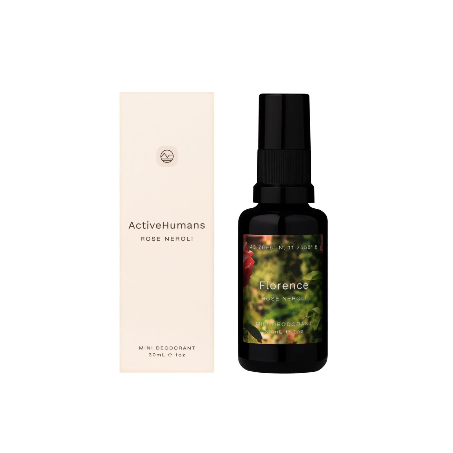 Active Humans Spray Deodorant - Rose Neroli (30ml) Deodorants & Antiperspirants Active Humans