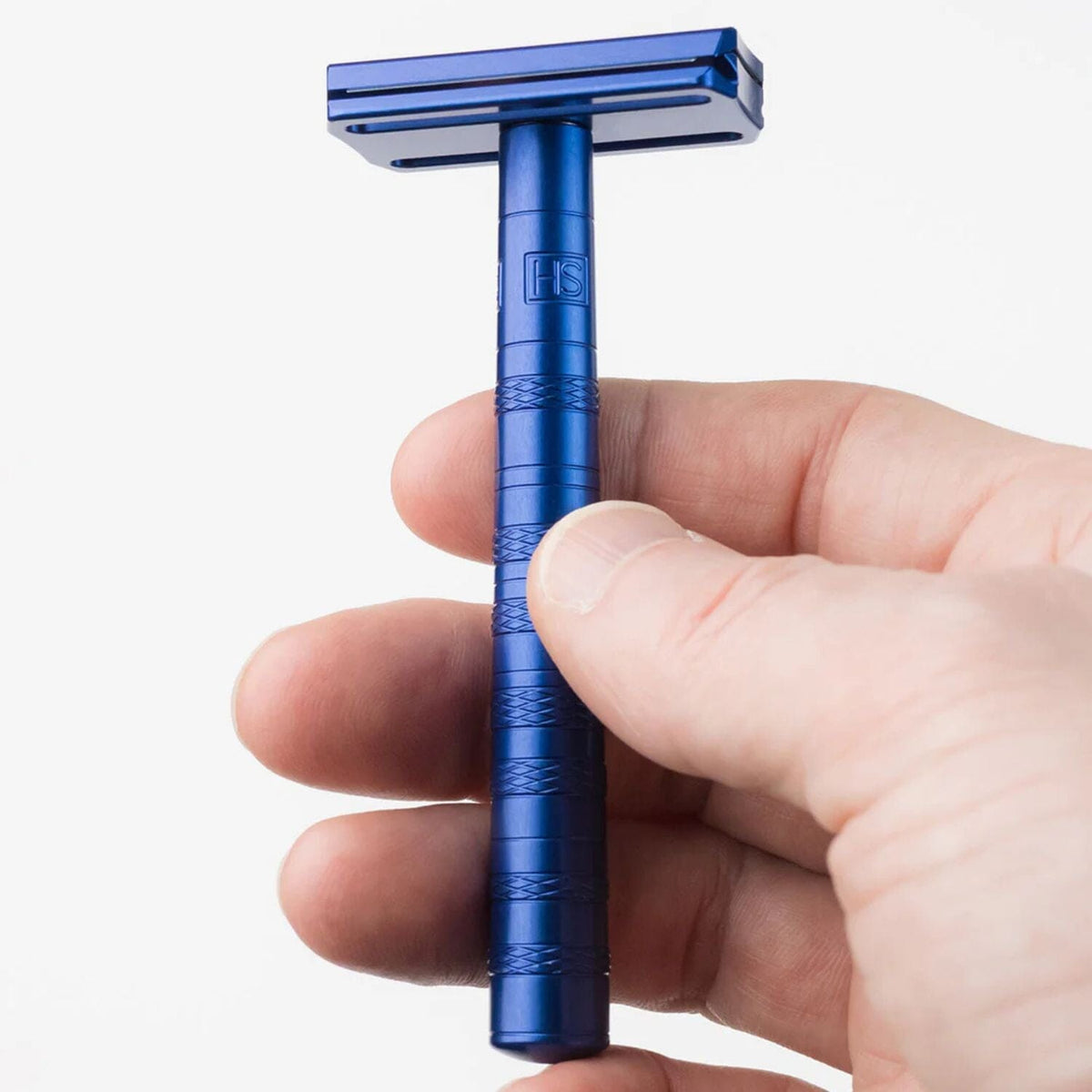 Henson Shaving AL13-M Razor - Steel Blue Safety Razors Henson Shaving
