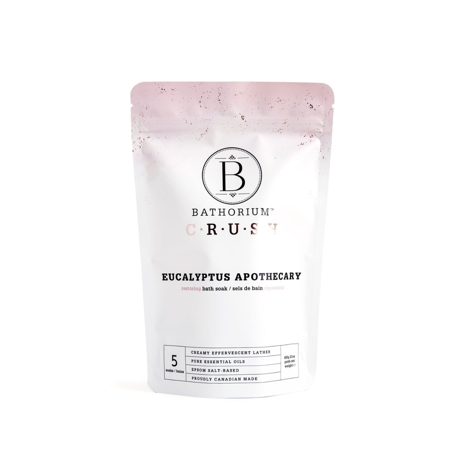 Bathorium Crush Rejuvenating Bath Soak - Eucalyptus Apothecary (Size Options) Bath Salt / Soaks Bathorium 600g (5 bath)
