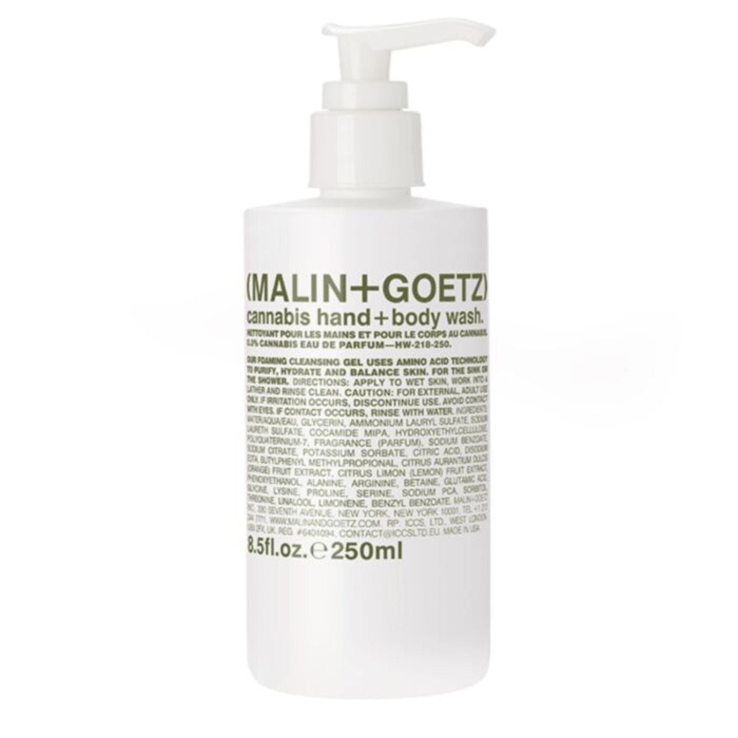 (Malin+Goetz) Cannabis Hand + Body Wash (250ml) Shower Gels & Washes (Malin+Goetz)