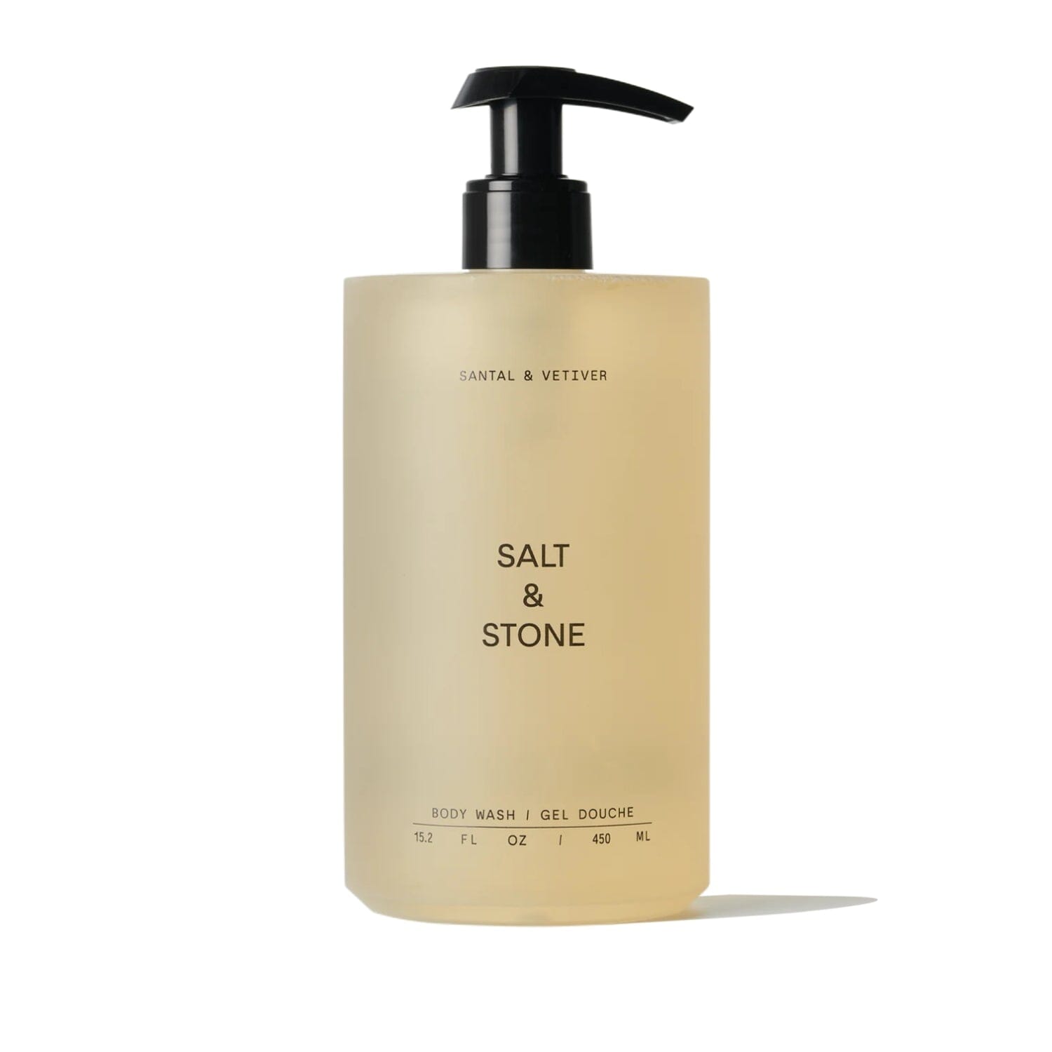 Salt & Stone Antioxidant Body Wash - Santal & Vetiver (450ml) Shower Gels & Washes Salt & Stone