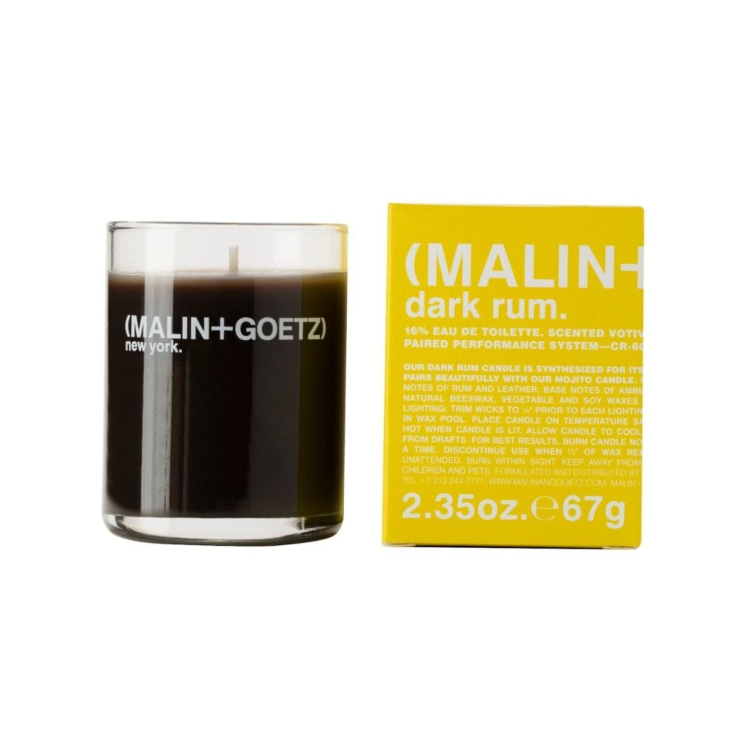 (Malin+Goetz) Dark Rum Votive (67g) Votives (Malin+Goetz)