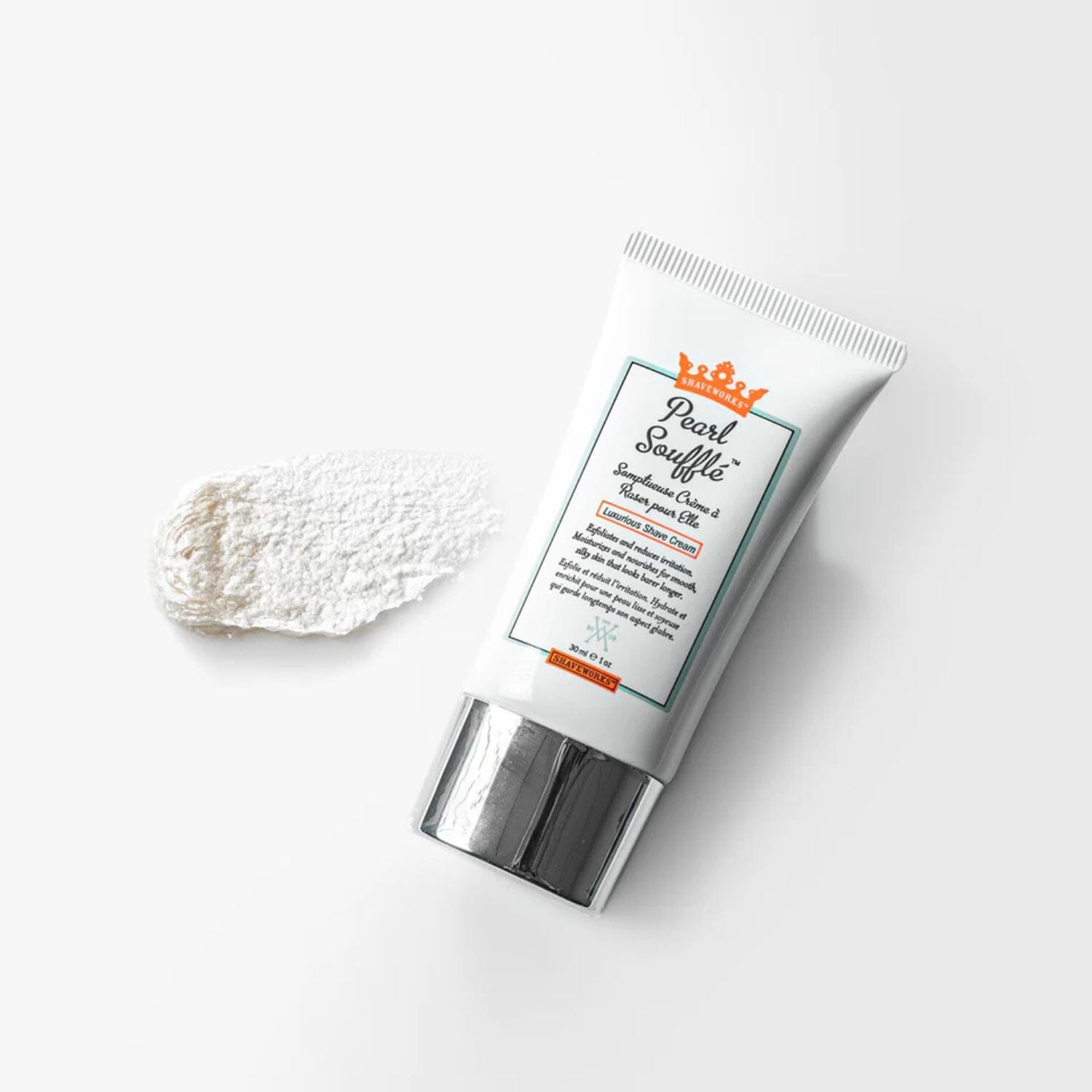 Shaveworks Pearl Souffle Shave Cream (156ml) Shaving Creams Shaveworks