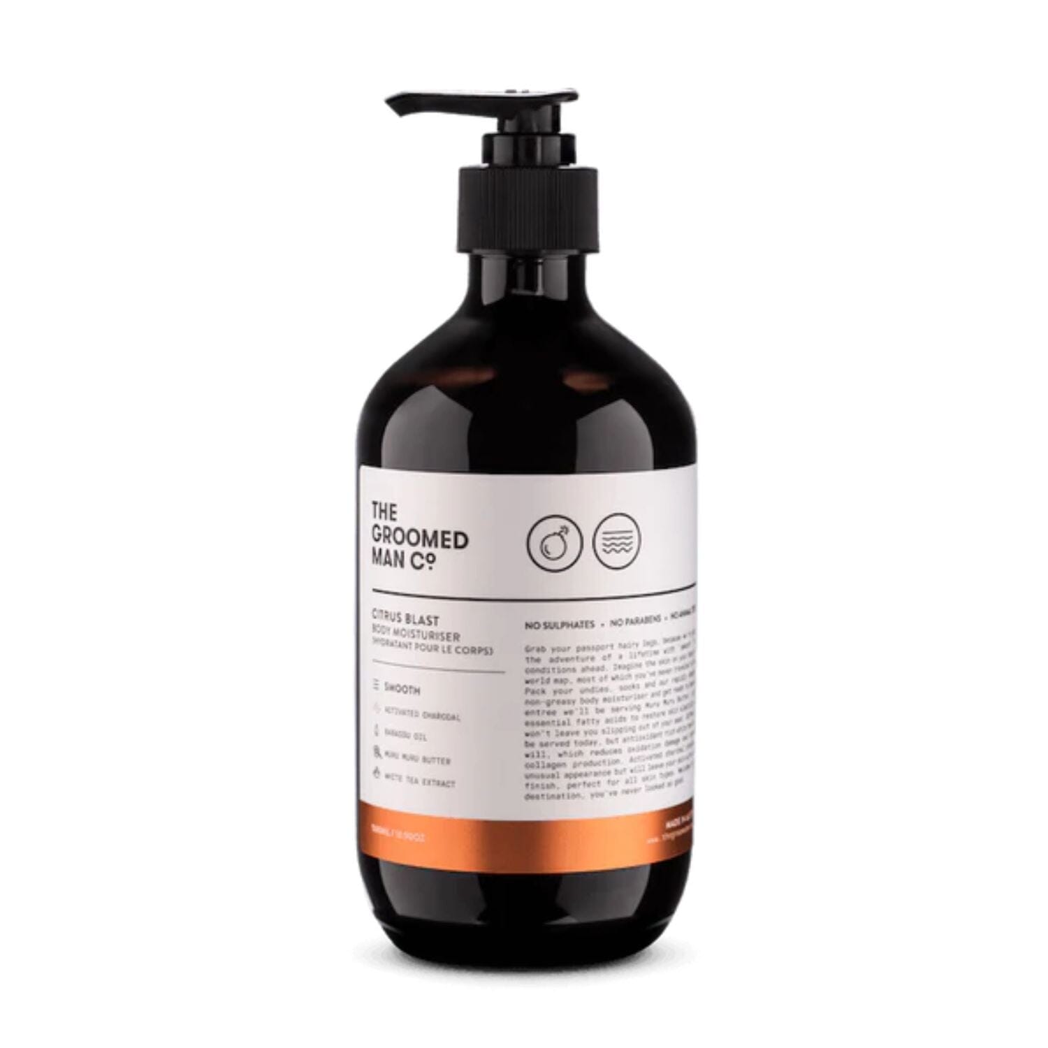 The Groomed Man Co. Citrus Blast Body Moisturizer (500ml) Body Moisturizers The Groomed Man Co.