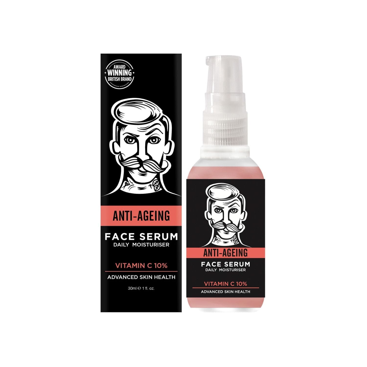 Barber Pro Anti-Ageing Vitamin-C 10% Daily Serum (30ml) Serums Barber Pro