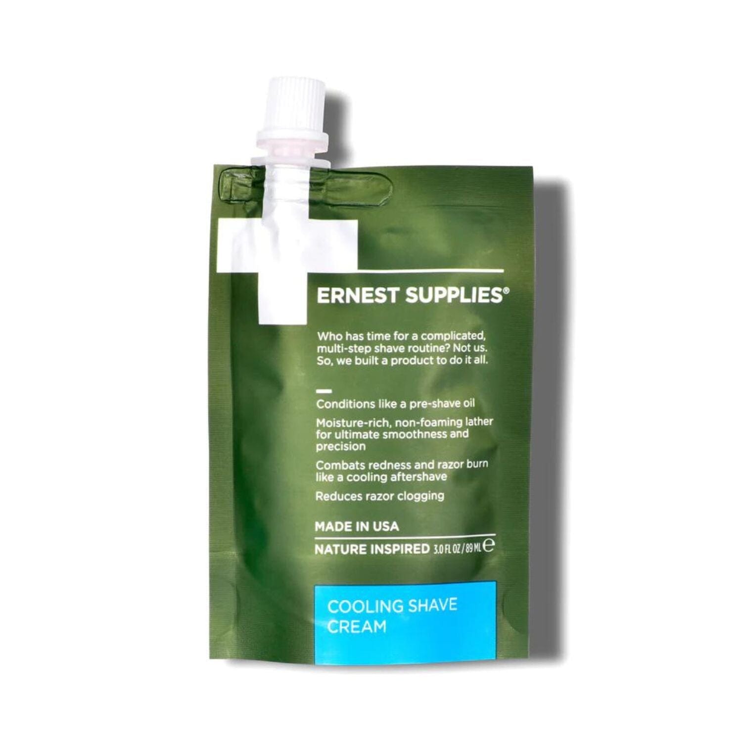 Ernest Supplies Cooling Shave Cream (89ml) Shaving Creams Ernest Supplies