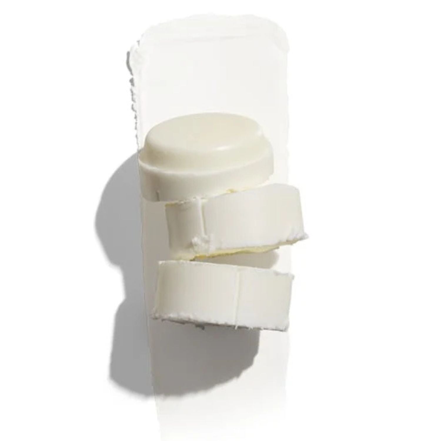 texture depiction of deodorant consistancy on a white background