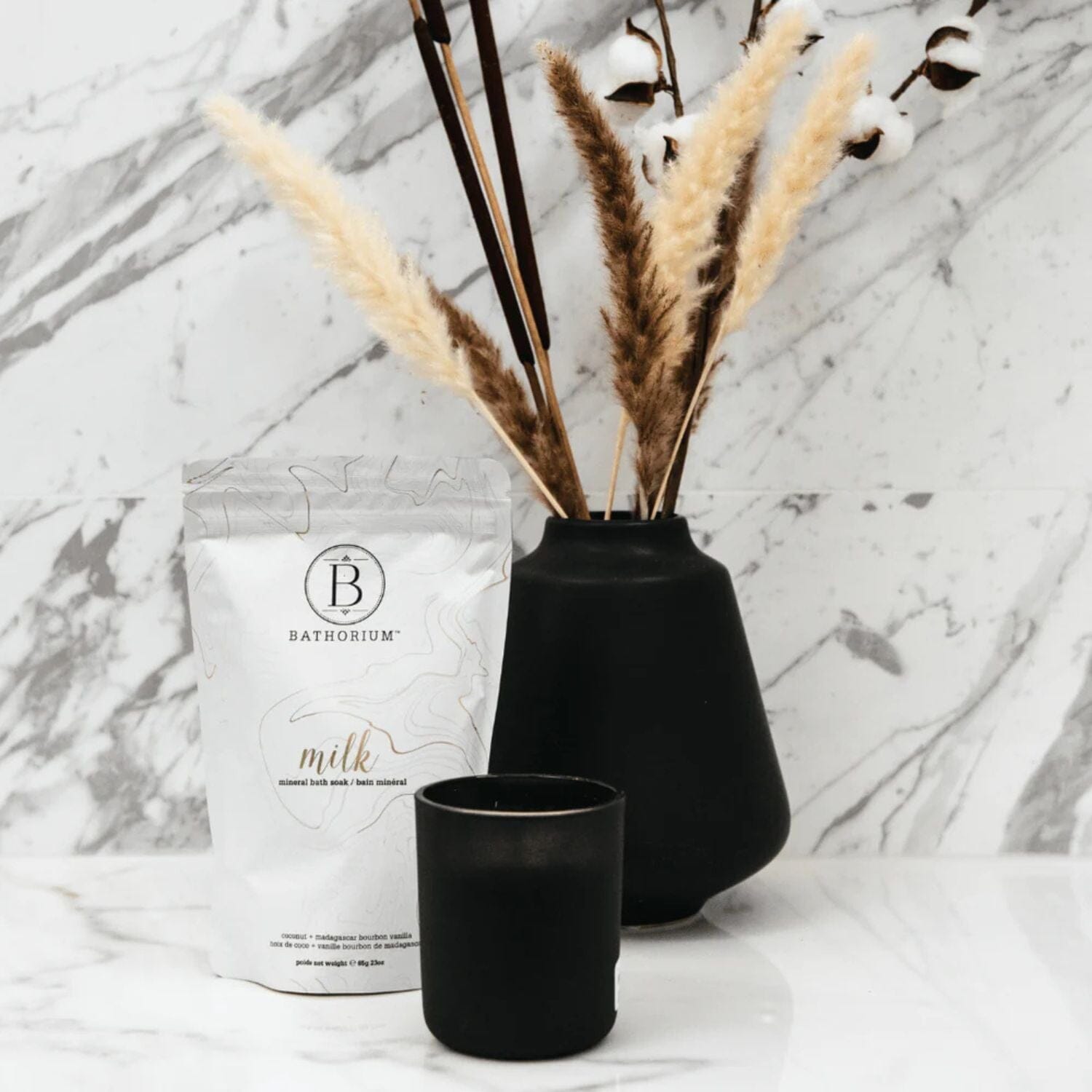 Bathorium Milk Coconut + Vanilla Mineral Bath Soak (Size Options) Bath Salt / Soaks Bathorium