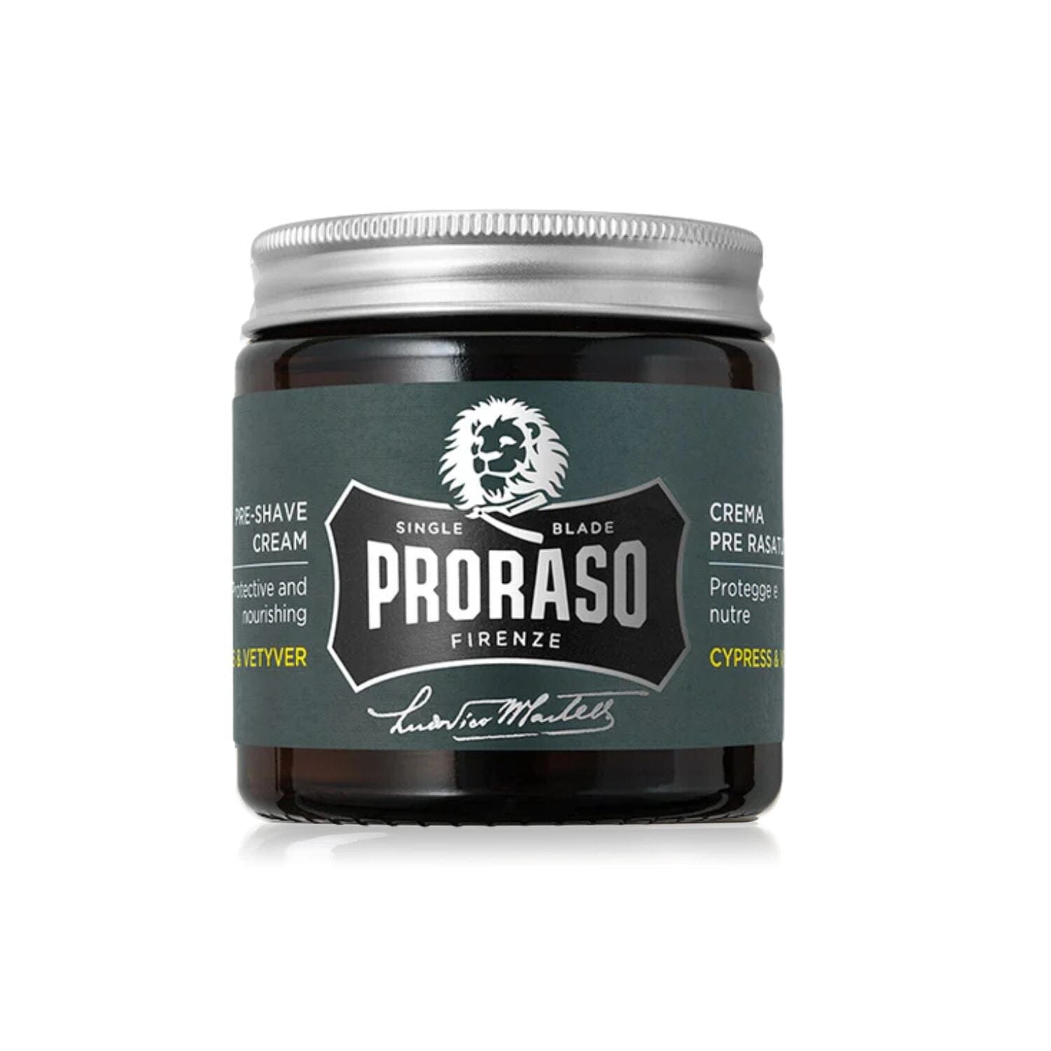 Proraso Single Blade Pre-Shave Cream - Cypress & Vetyver (100ml) Pre-Shave Proraso