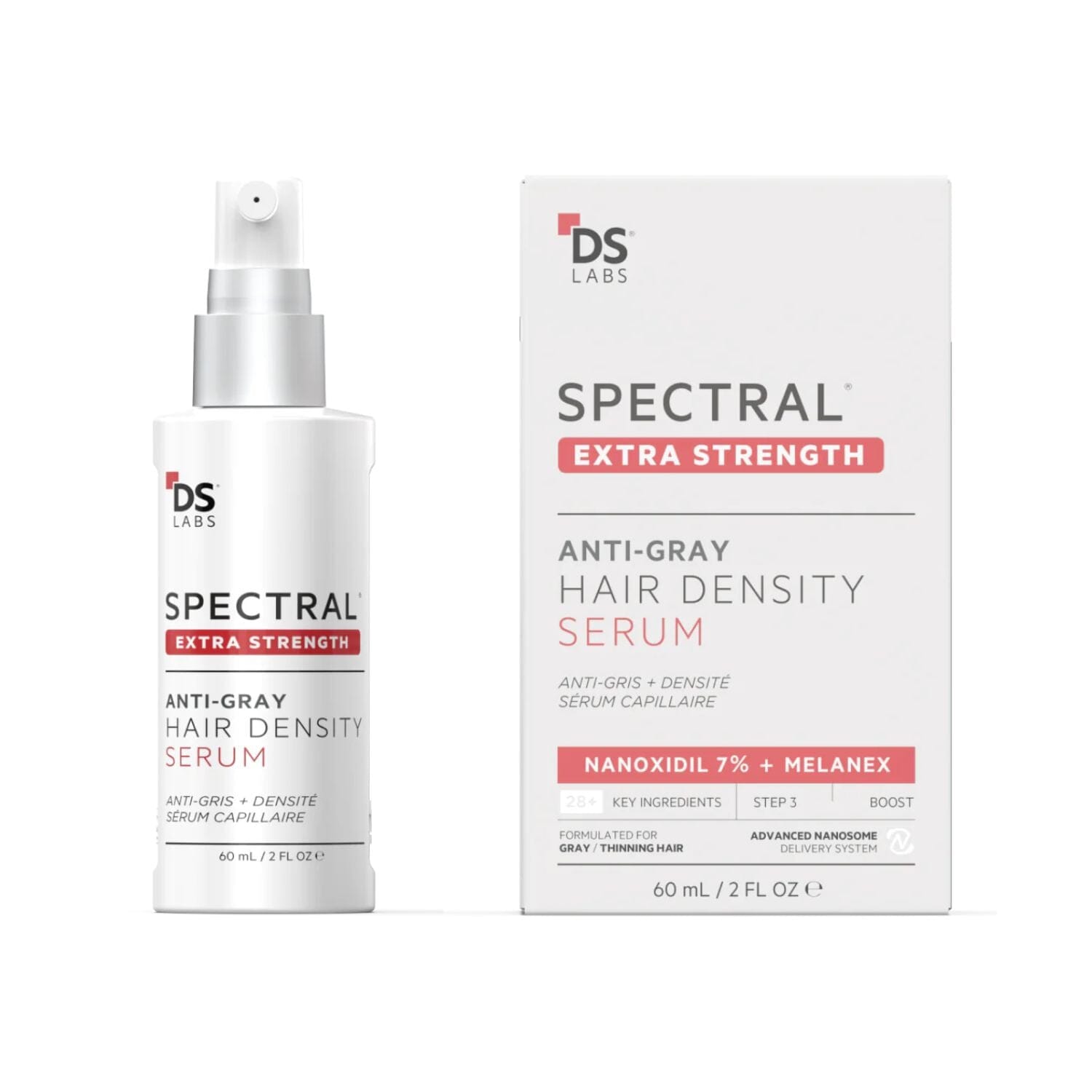 DS Laboratories Spectral Extra Strength Anti-Gray Hair Density Serum (60ml) Grey Hair Solutions DS Laboratories