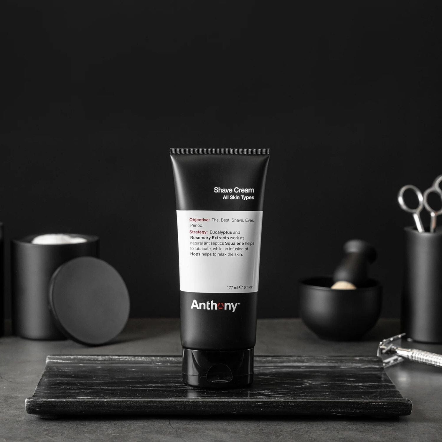 Anthony Logistics Shave Cream (177ml) Shaving Creams Anthony Logistics