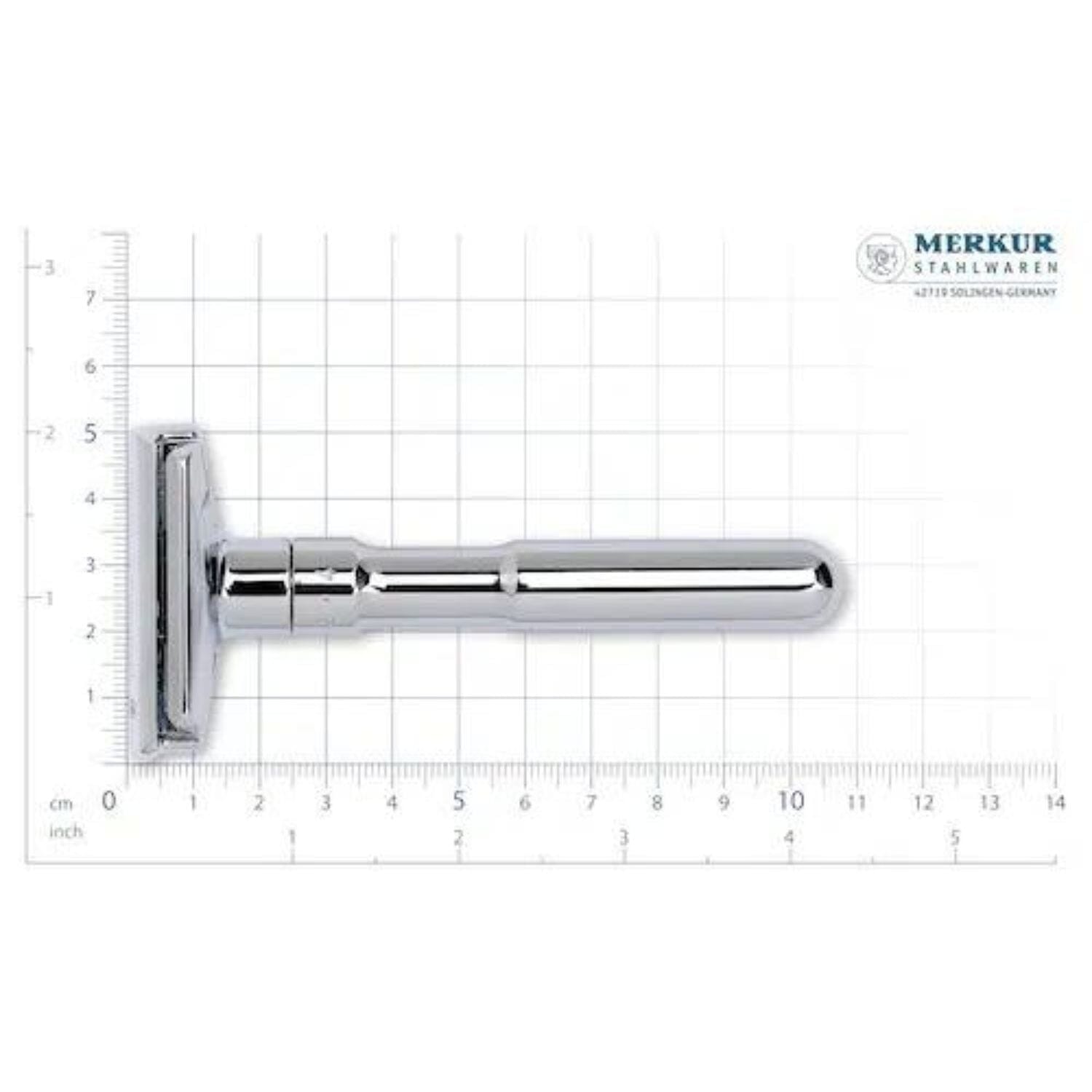 Merkur Futur Double Edge Safety Razor - Polished Chrome Safety Razors Merkur