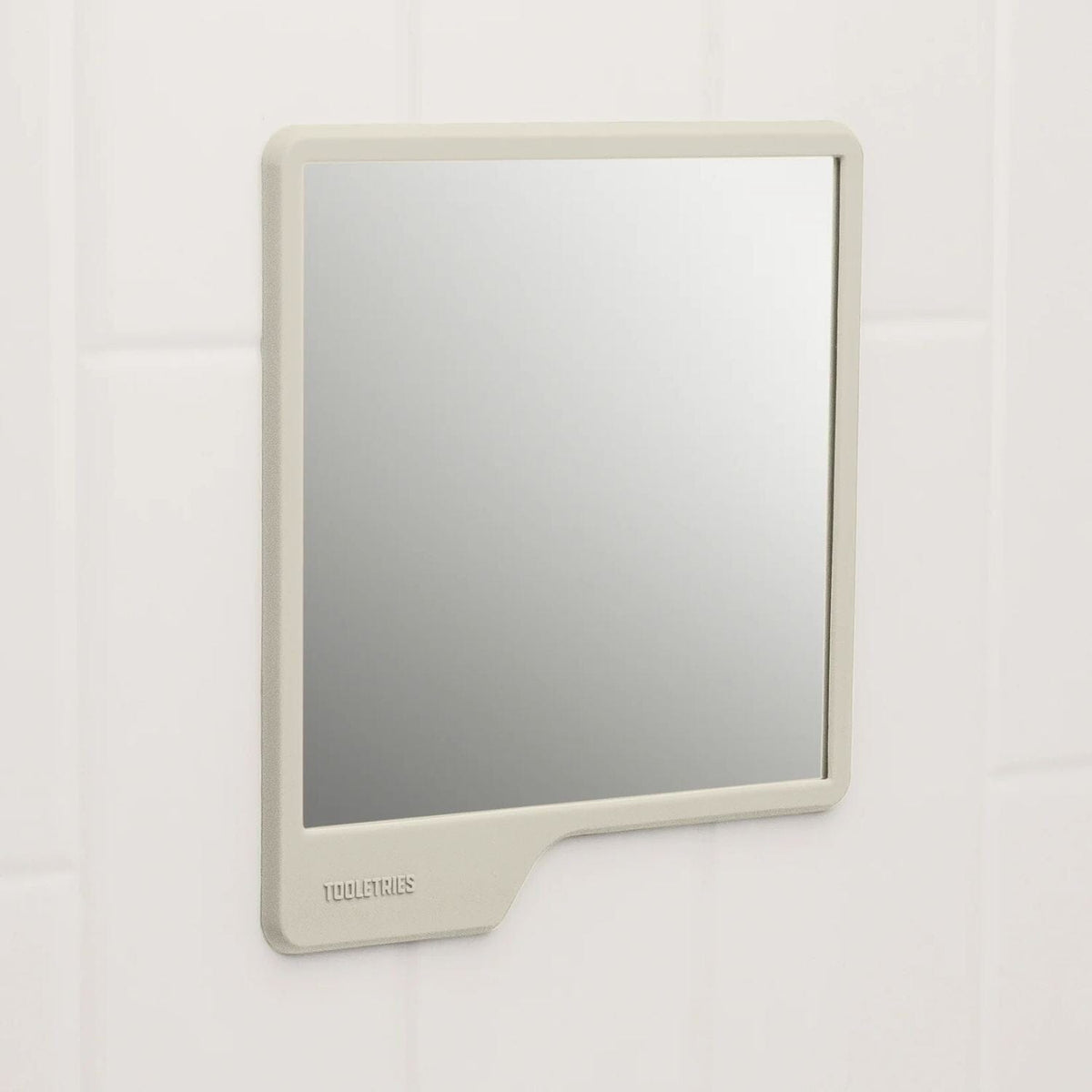 Tooletries The Oliver Shower Mirror - Sand Mirrors Tooletries