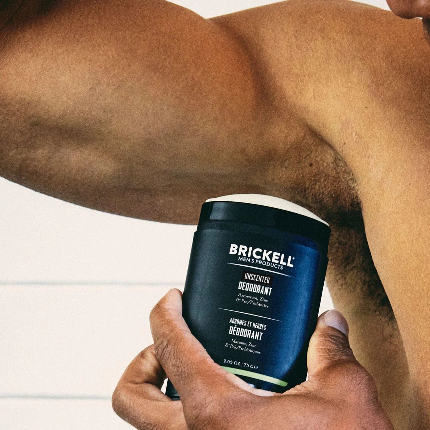 Brickell Deodorant - Unscented (75g) Deodorants & Antiperspirants Brickell
