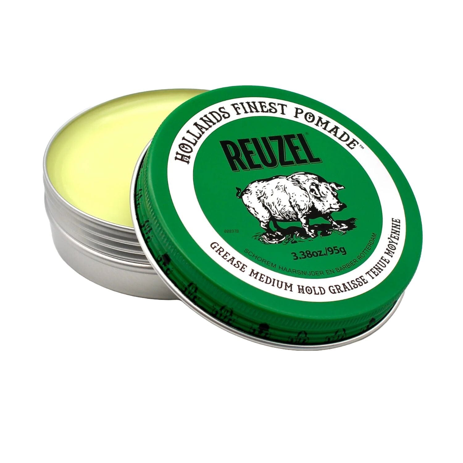 Reuzel Green Grease Pomade (Size Options) Pomades Reuzel