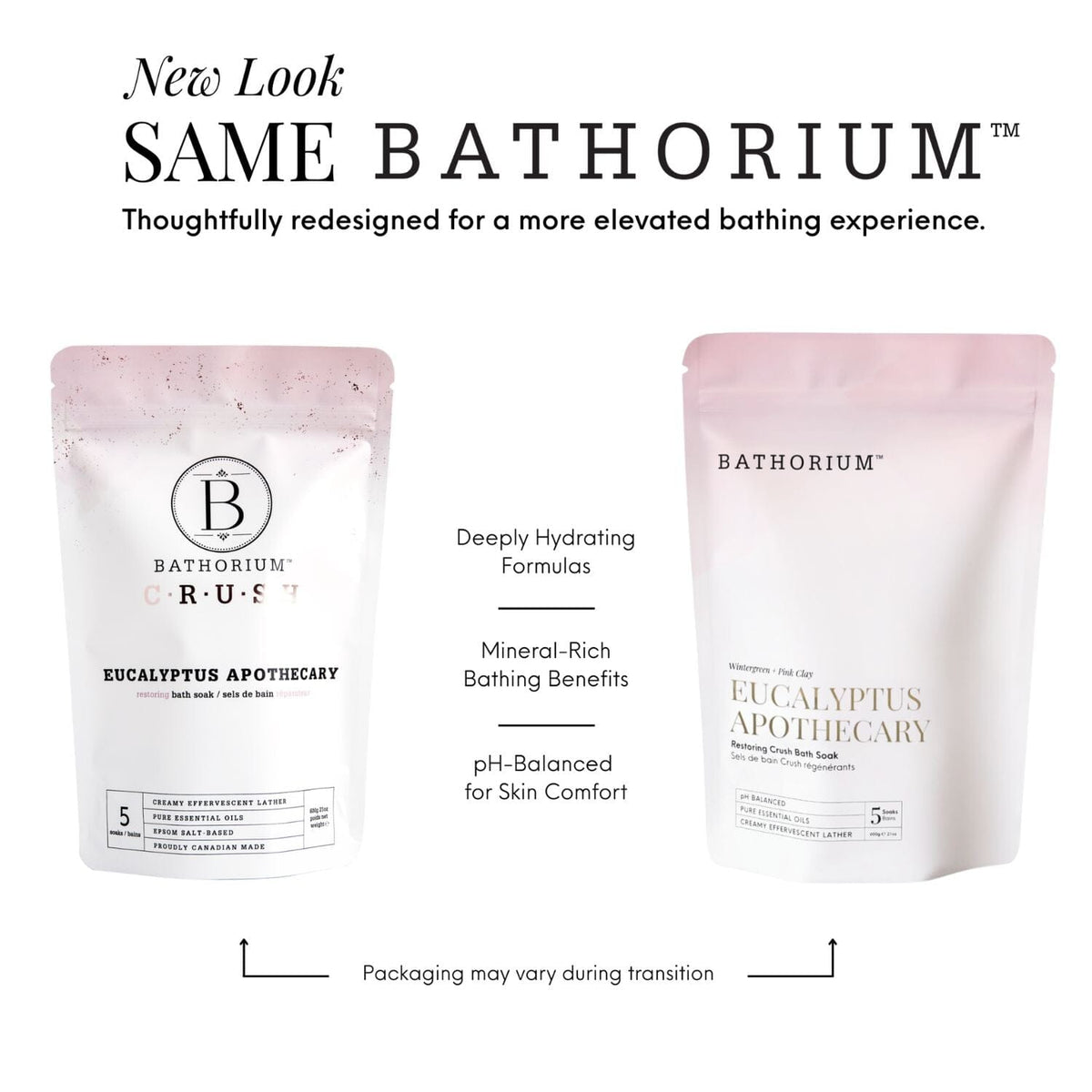 Bathorium Crush Rejuvenating Bath Soak - Eucalyptus Apothecary (Size Options) Bath Salt / Soaks Bathorium