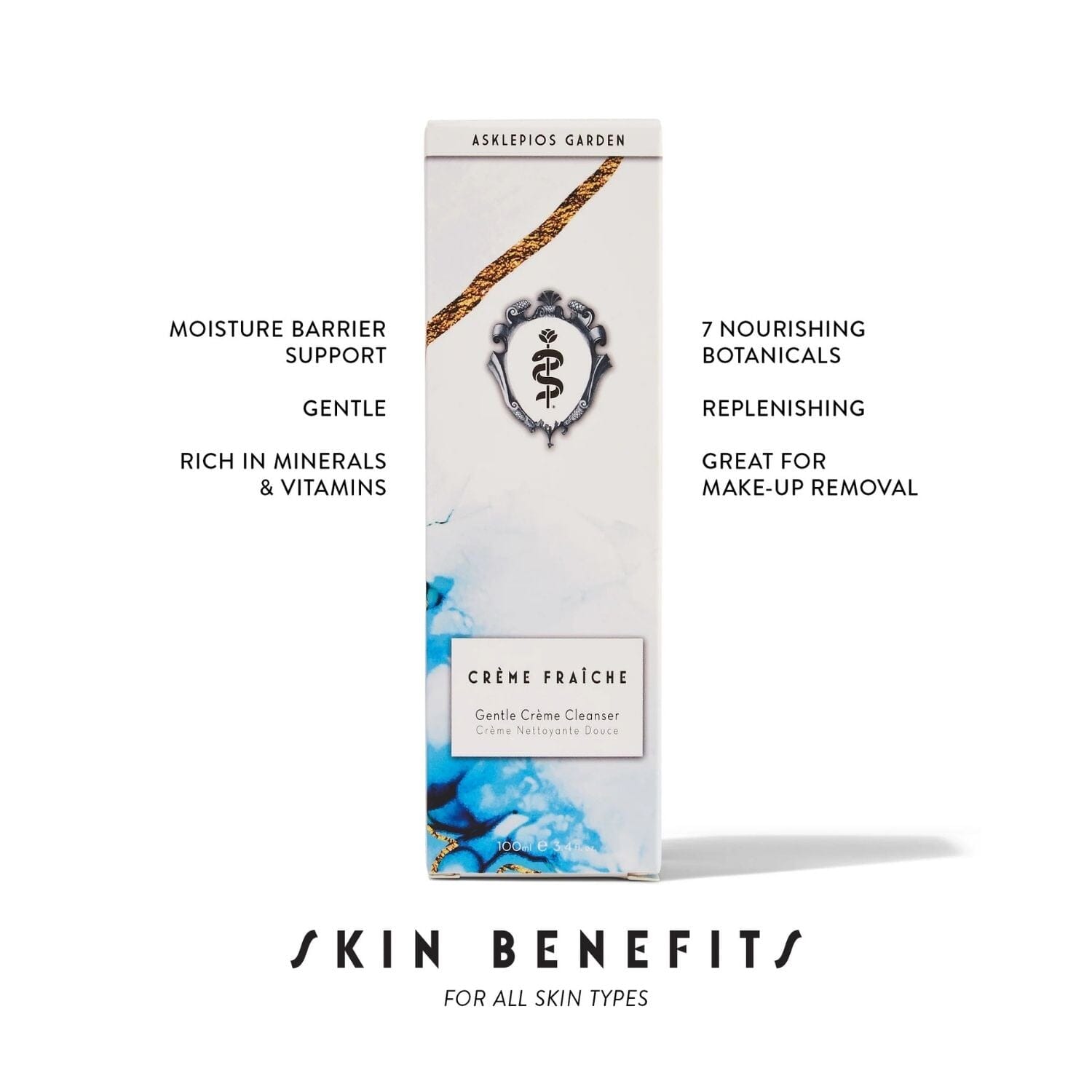 Asklepios Garden CRÈME FRAÎCHE Gentle Crème Cleanser (Size Options) Cleansers Asklepios Garden