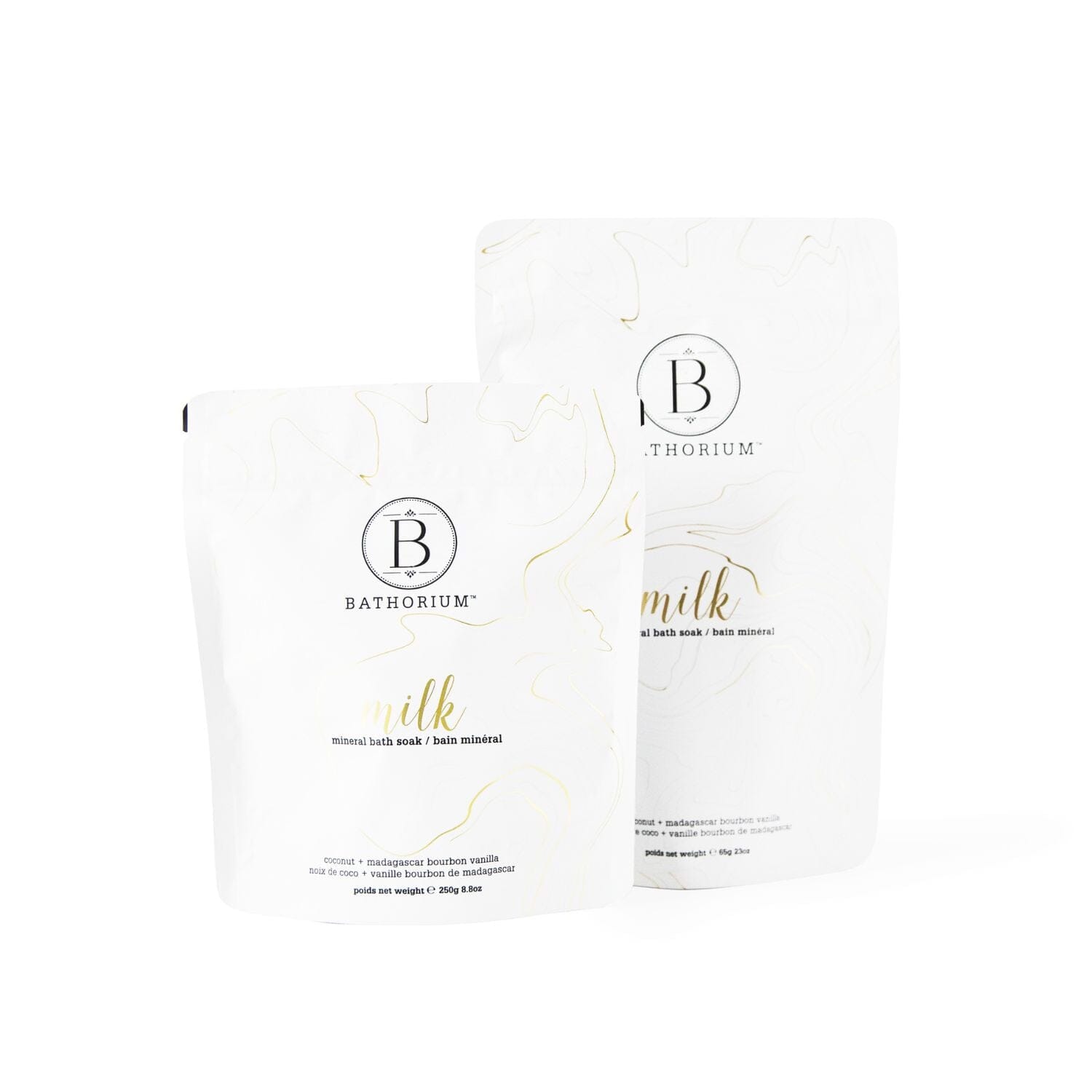 Bathorium Milk Coconut + Vanilla Mineral Bath Soak (Size Options) Bath Salt / Soaks Bathorium