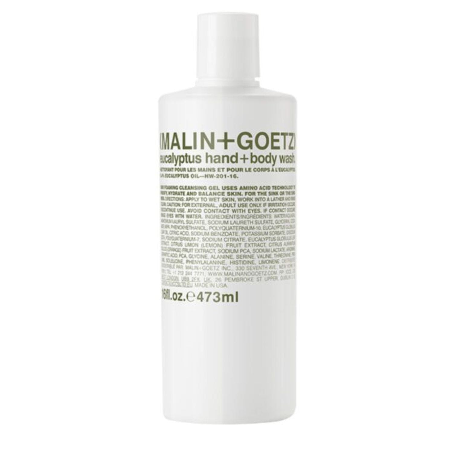 (Malin+Goetz) Eucalyptus Hand + Body Wash (Size Options) Shower Gels & Washes (Malin+Goetz) 473ml