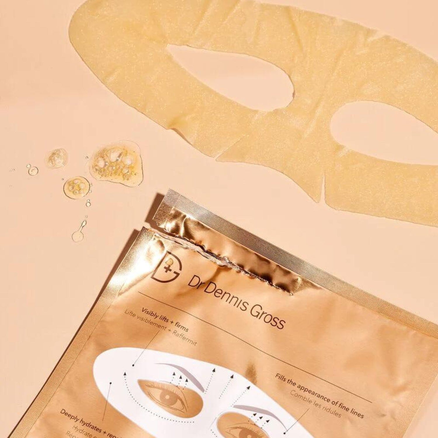 Dr. Dennis Gross Skincare DermInfusions Lift + Repair Eye Mask (Size Options) Undereye Dr. Dennis Gross