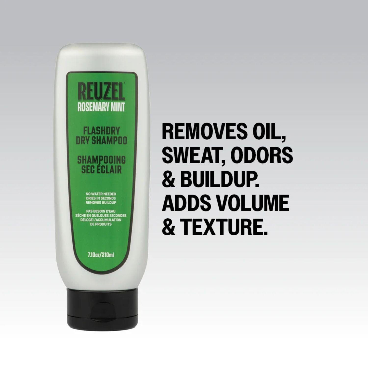 Reuzel Rosemary Mint Flashdry Dry Shampoo (210ml) Shampoos Reuzel