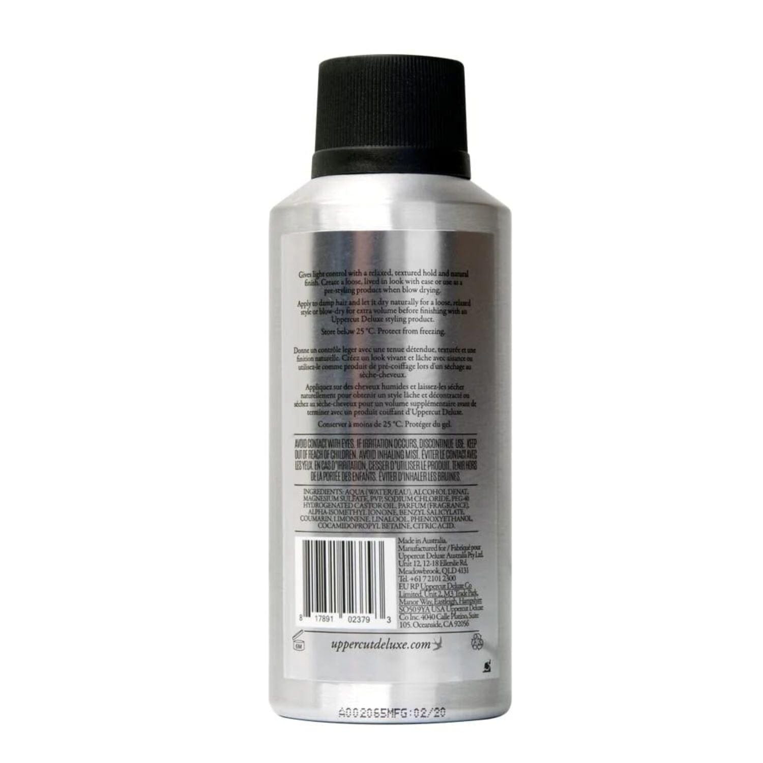 Uppercut Deluxe Salt Spray (150ml) Tonics & Sprays Uppercut Deluxe