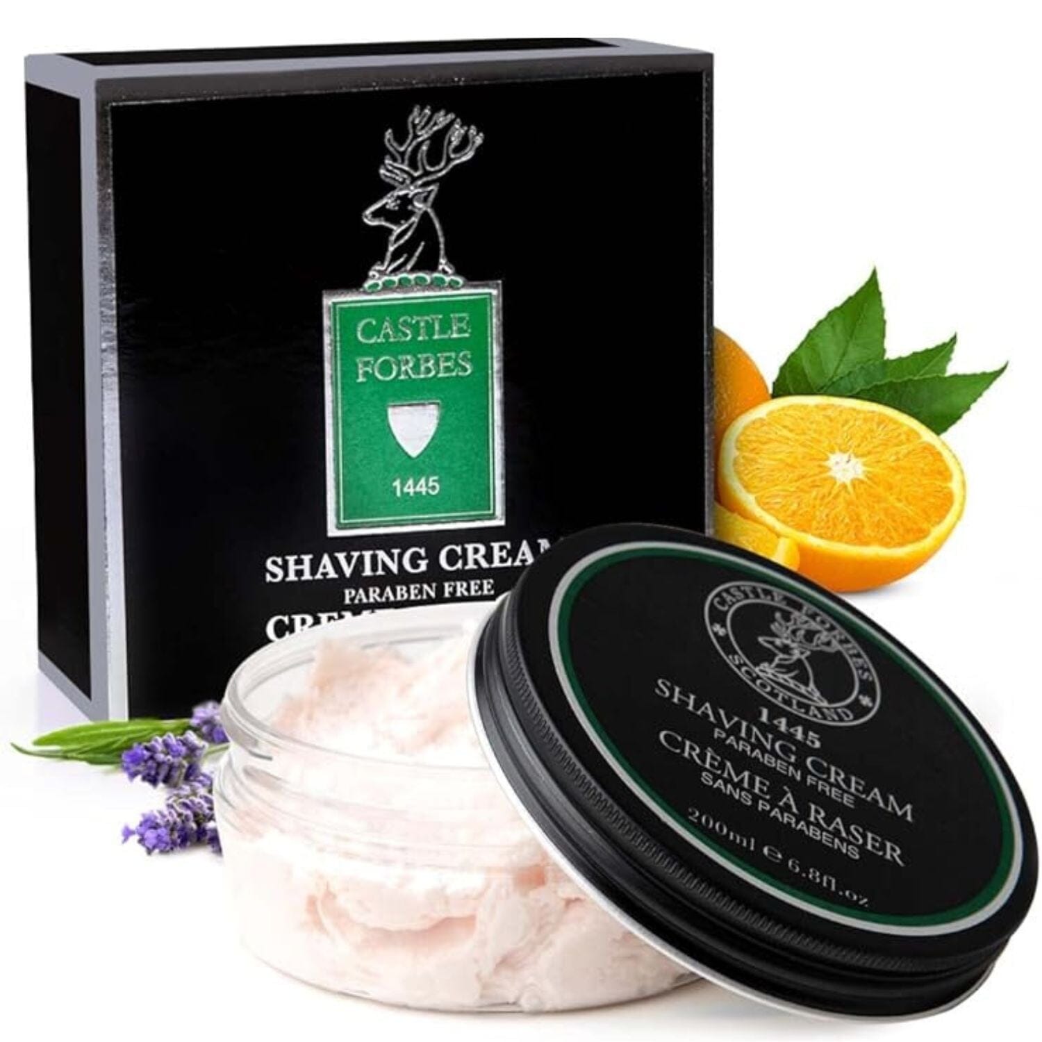 Castle Forbes 1445 Essential Oil Shaving Cream (200ml) Shaving Creams Castle Forbes