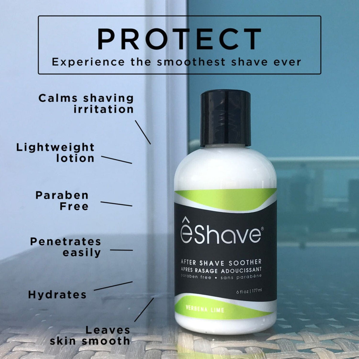 eShave After Shave Soother - Verbena Lime (177ml) Post-Shave eShave