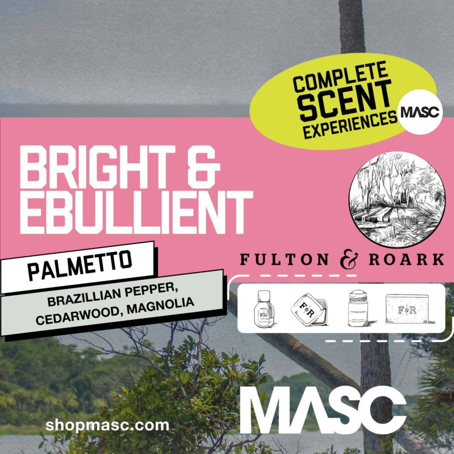 Fulton & Roark Palmetto Deodorant (Options) Deodorants & Antiperspirants Fulton & Roark