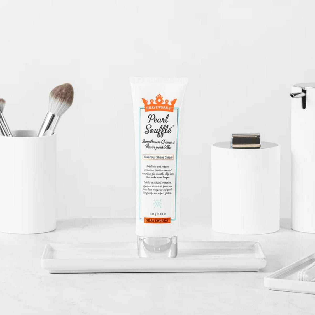 Shaveworks Pearl Souffle Shave Cream (156ml) Shaving Creams Shaveworks