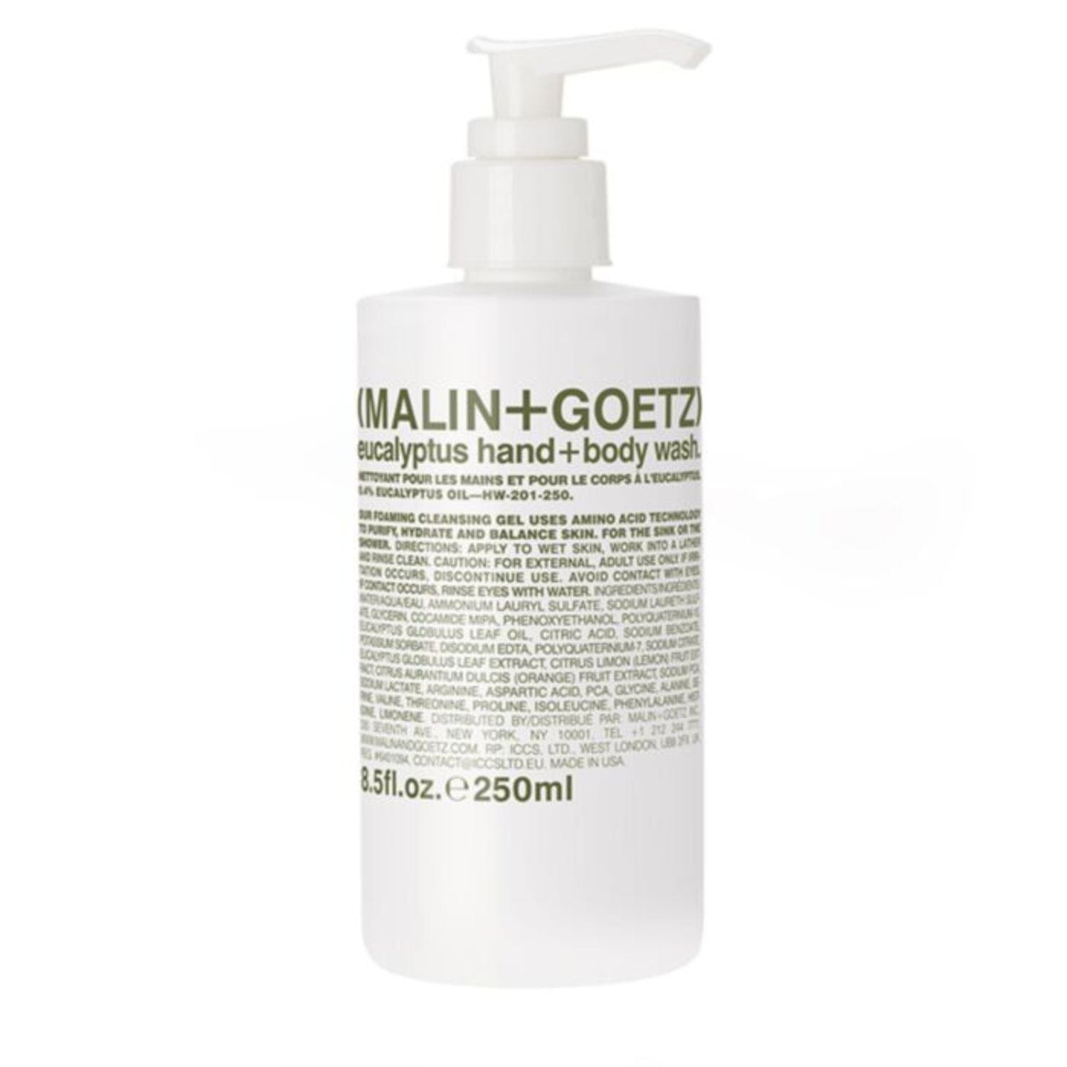 (Malin+Goetz) Eucalyptus Hand + Body Wash (Size Options) Shower Gels & Washes (Malin+Goetz) 250ml