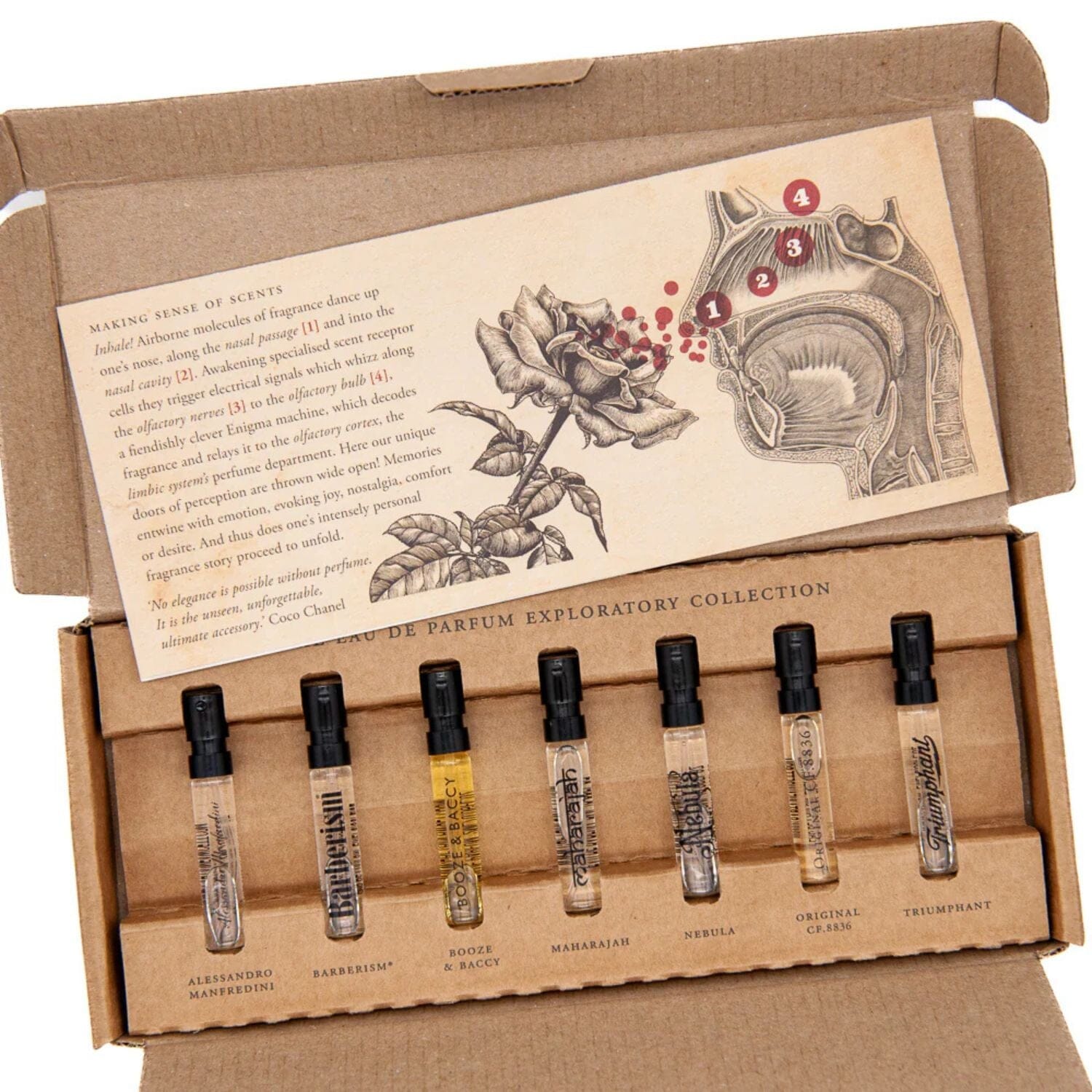Captain Fawcett's Eau De Parfum Exploratory Collection (7 x 2ml) Fragrance Capt. Fawcett