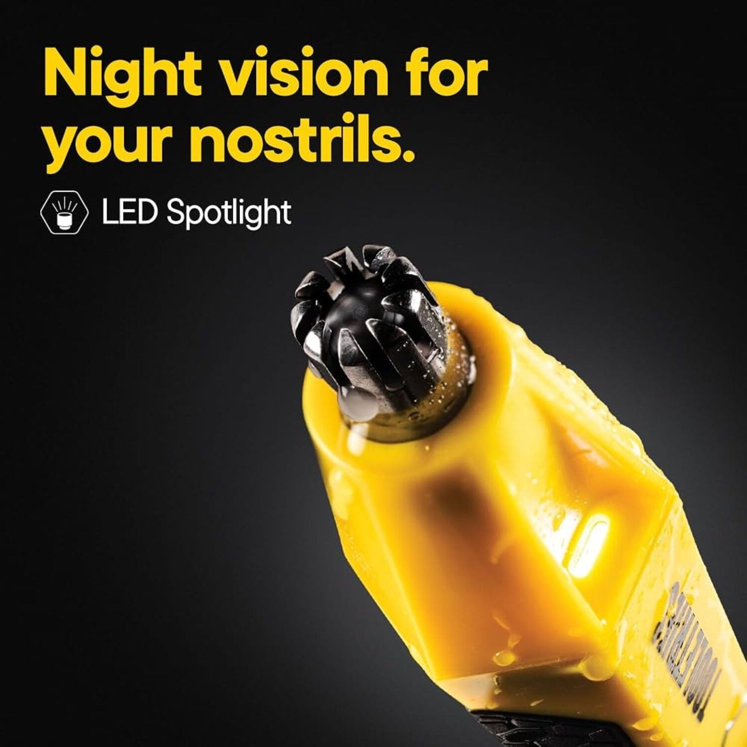 Tooletries The Ranger Electric Nose & Ear Hair Trimmer - Yellow Nose, Ear & Brow Tooletries