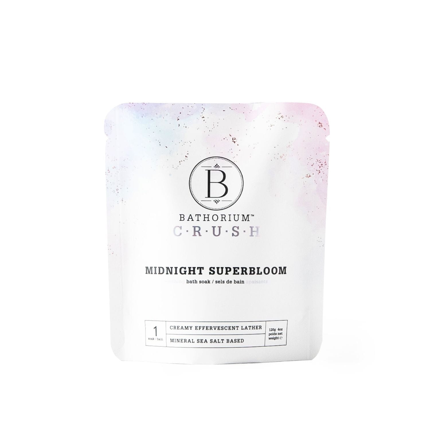 Bathorium Crush Relaxing Bath Soak - Midnight Superbloom (Size Options) Bath Salt / Soaks Bathorium 120g (1 bath)